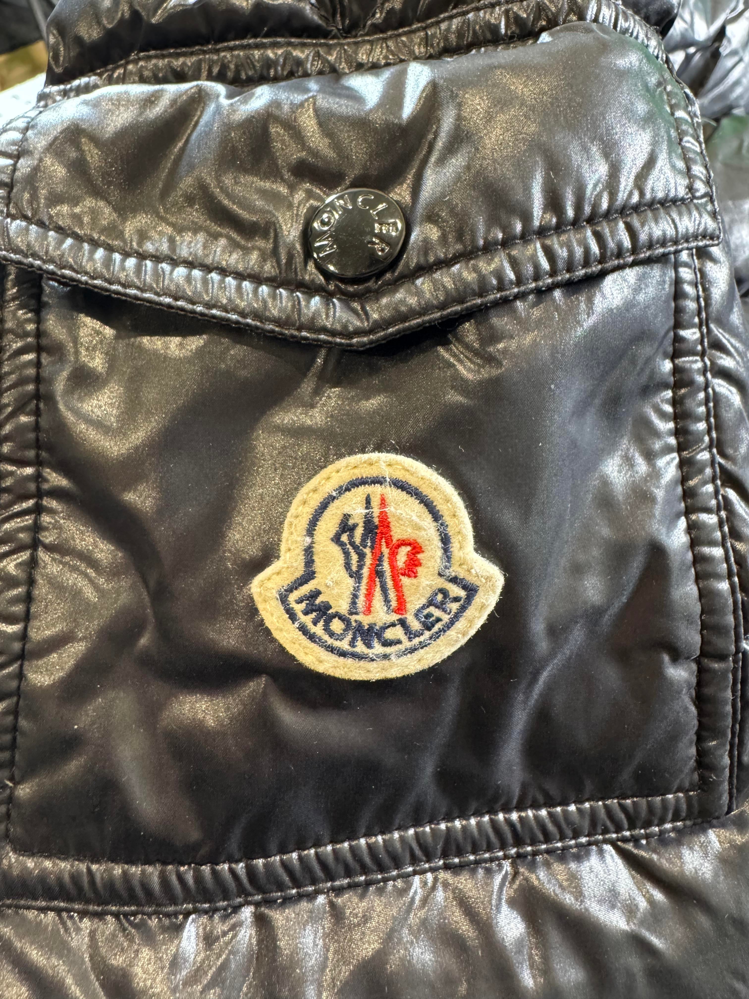 Mackage Black Sleeve Logo Puffer Coat