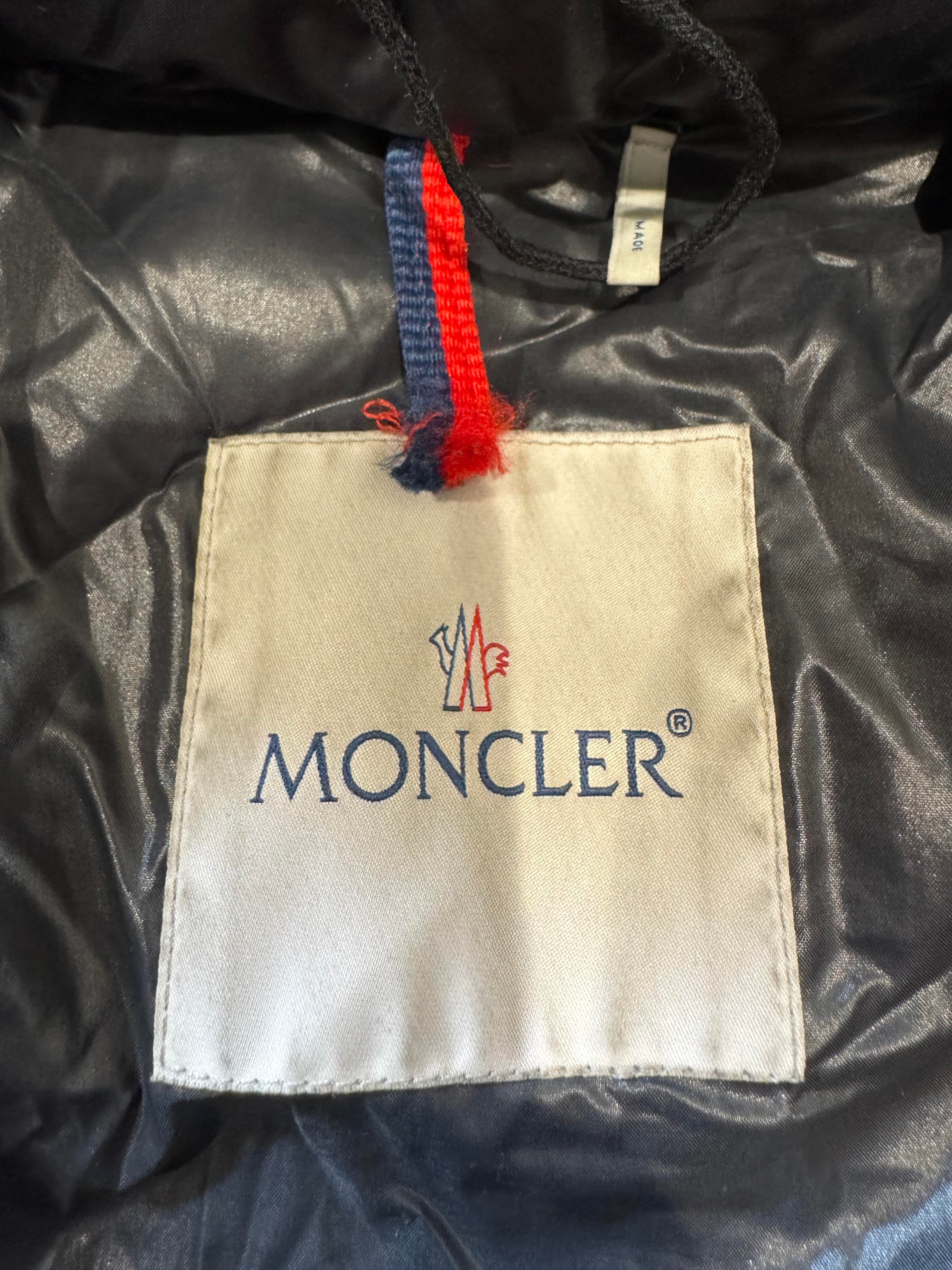 Mackage Black Sleeve Logo Puffer Coat