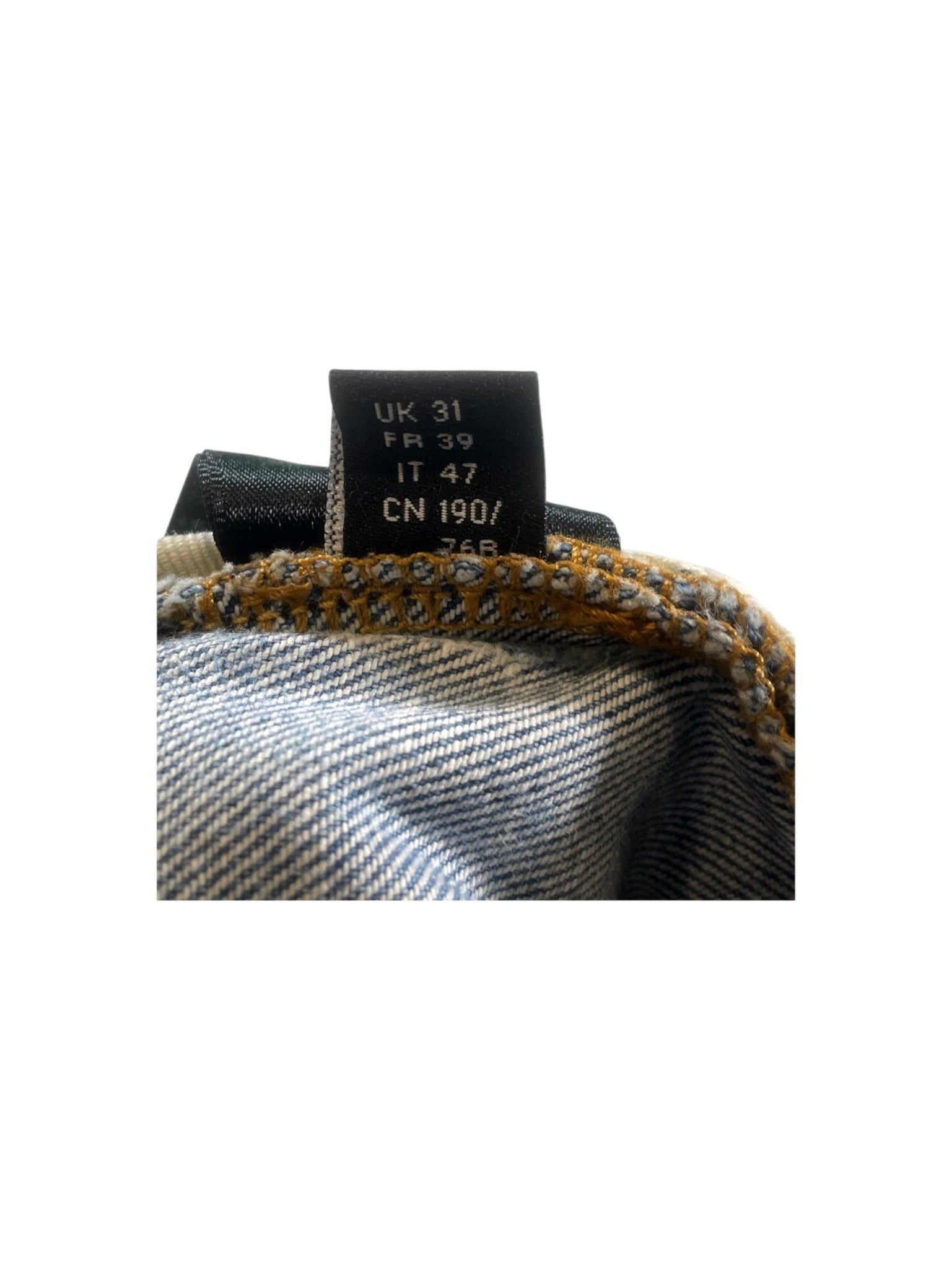 Amiri Rip Light Wash Jeans