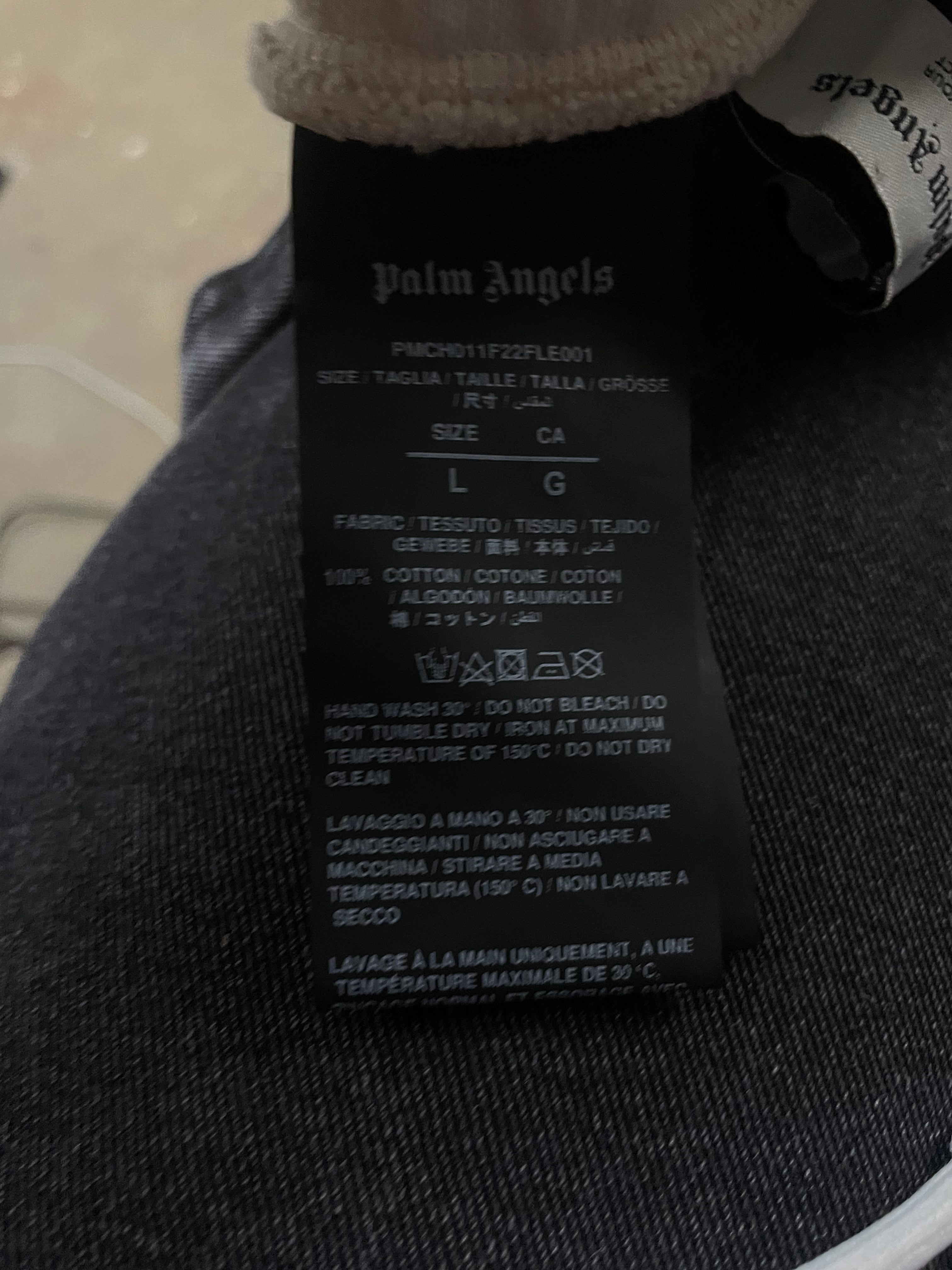 Palm Angels Paint Sweats Cream Used Large