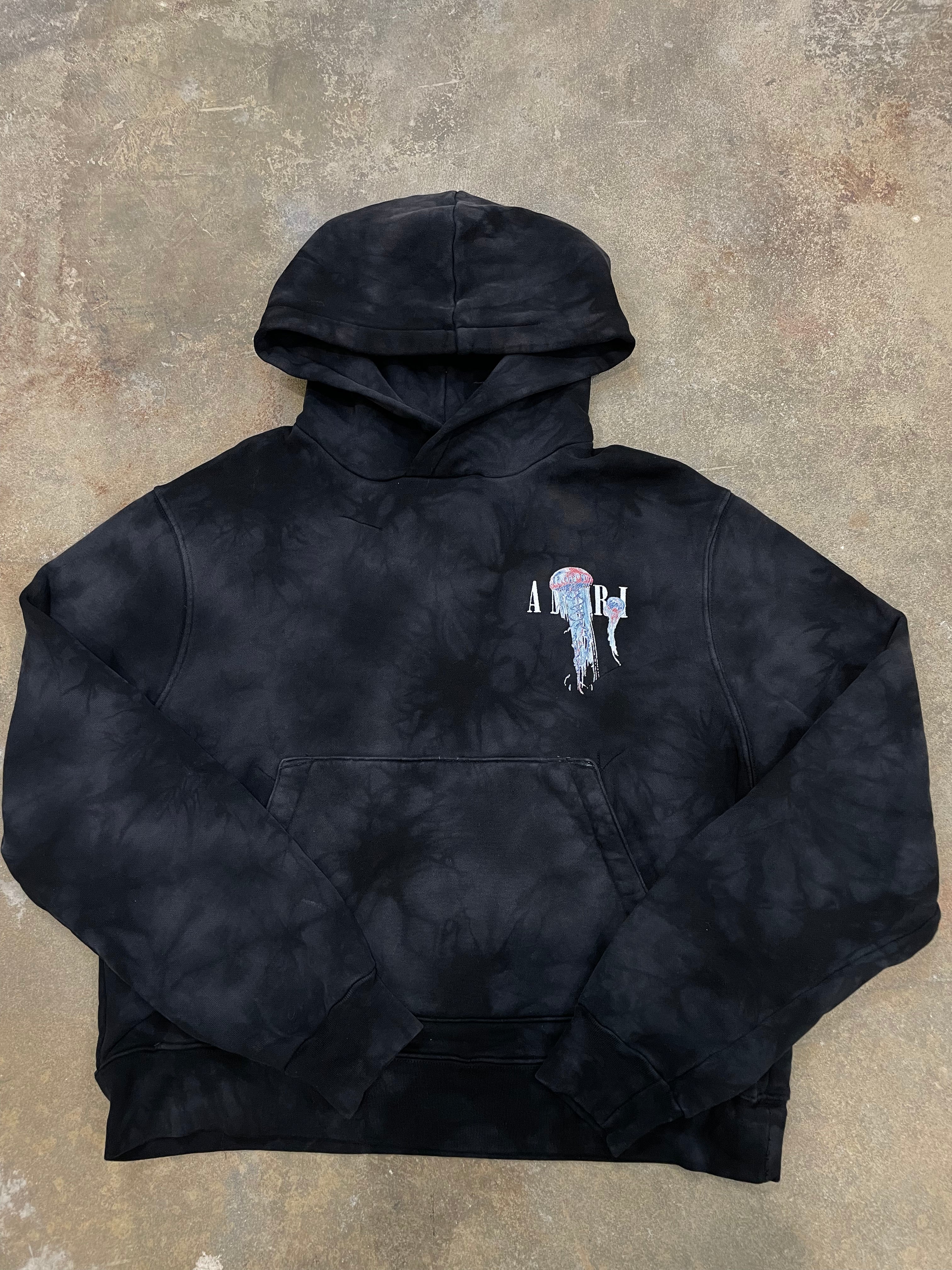 Amiri Jellyfish Hoodie Black Used Large