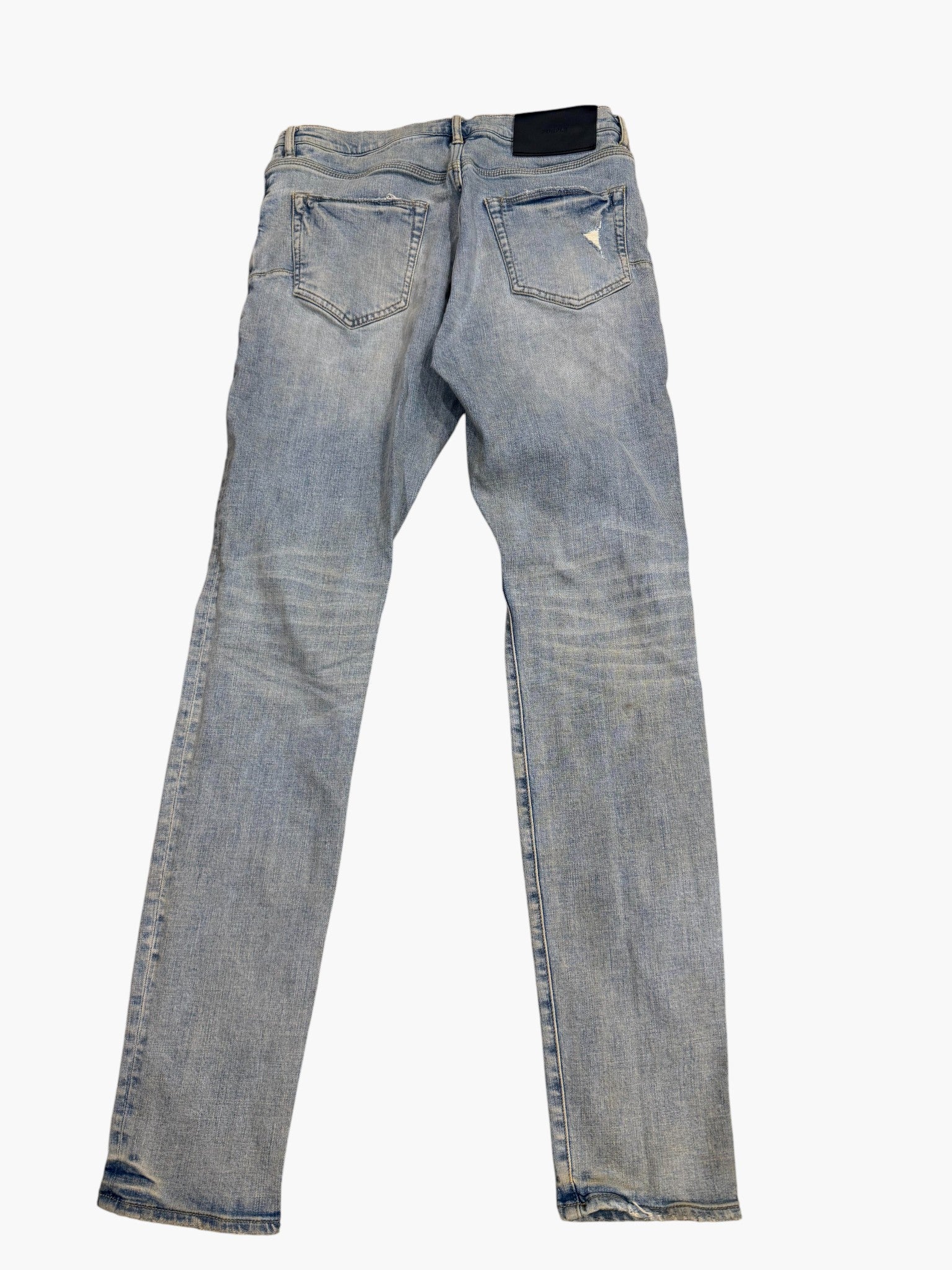 Purple Brand Light Wash Rip Jeans