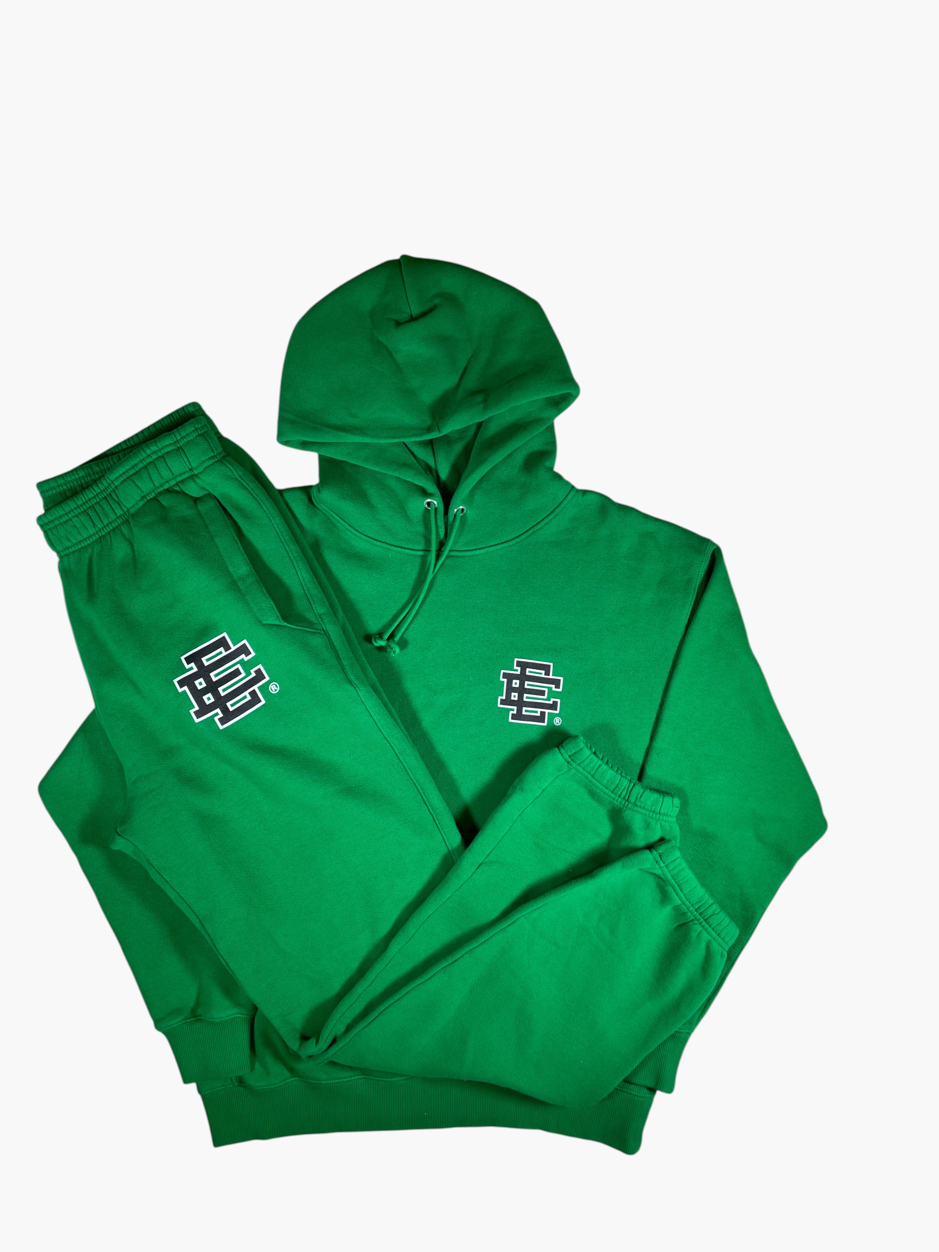 Eric Emanuel Green & Black Sweatsuit