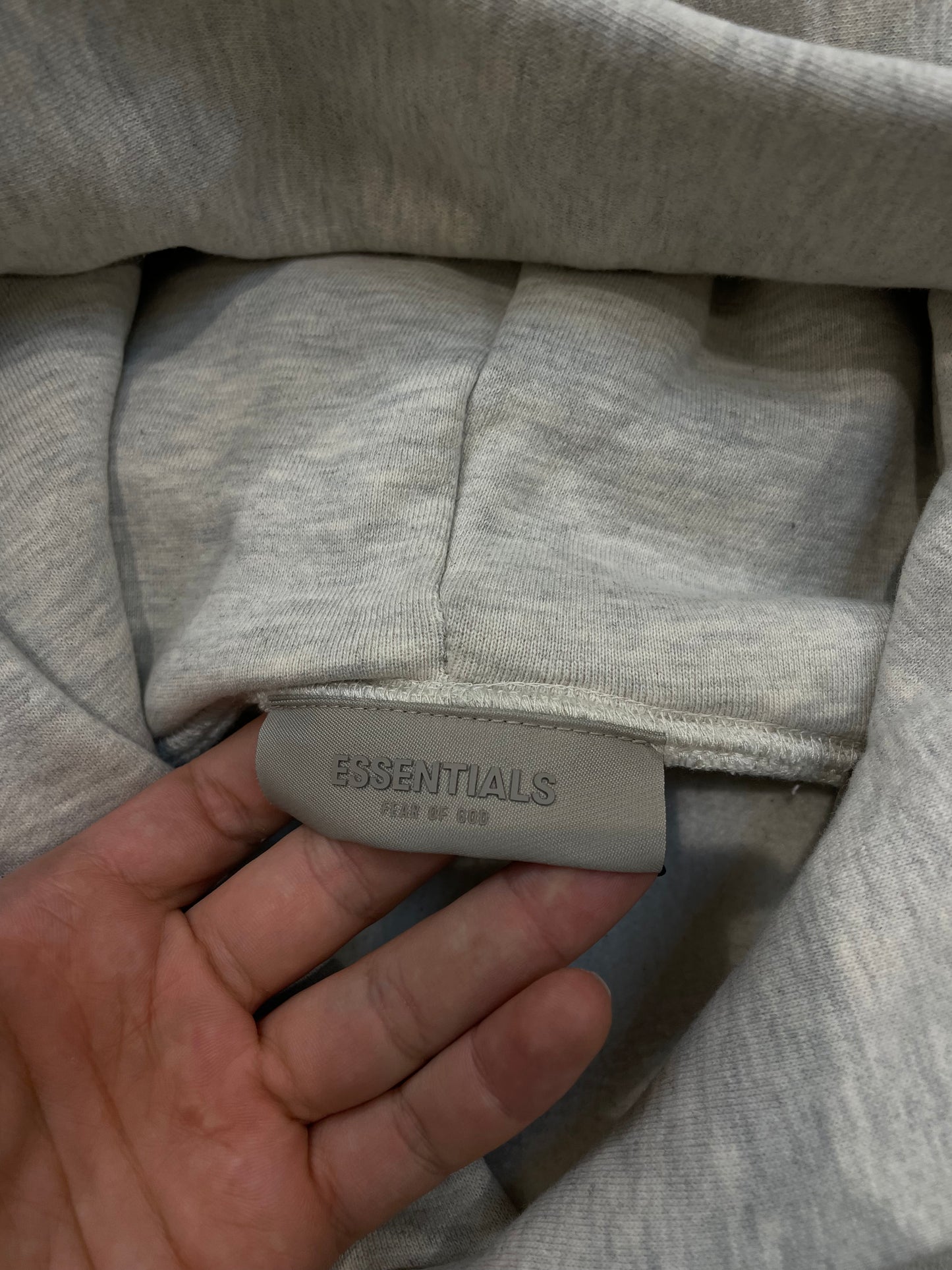 Essentials Hoodie Light Oatmeal Used Medium