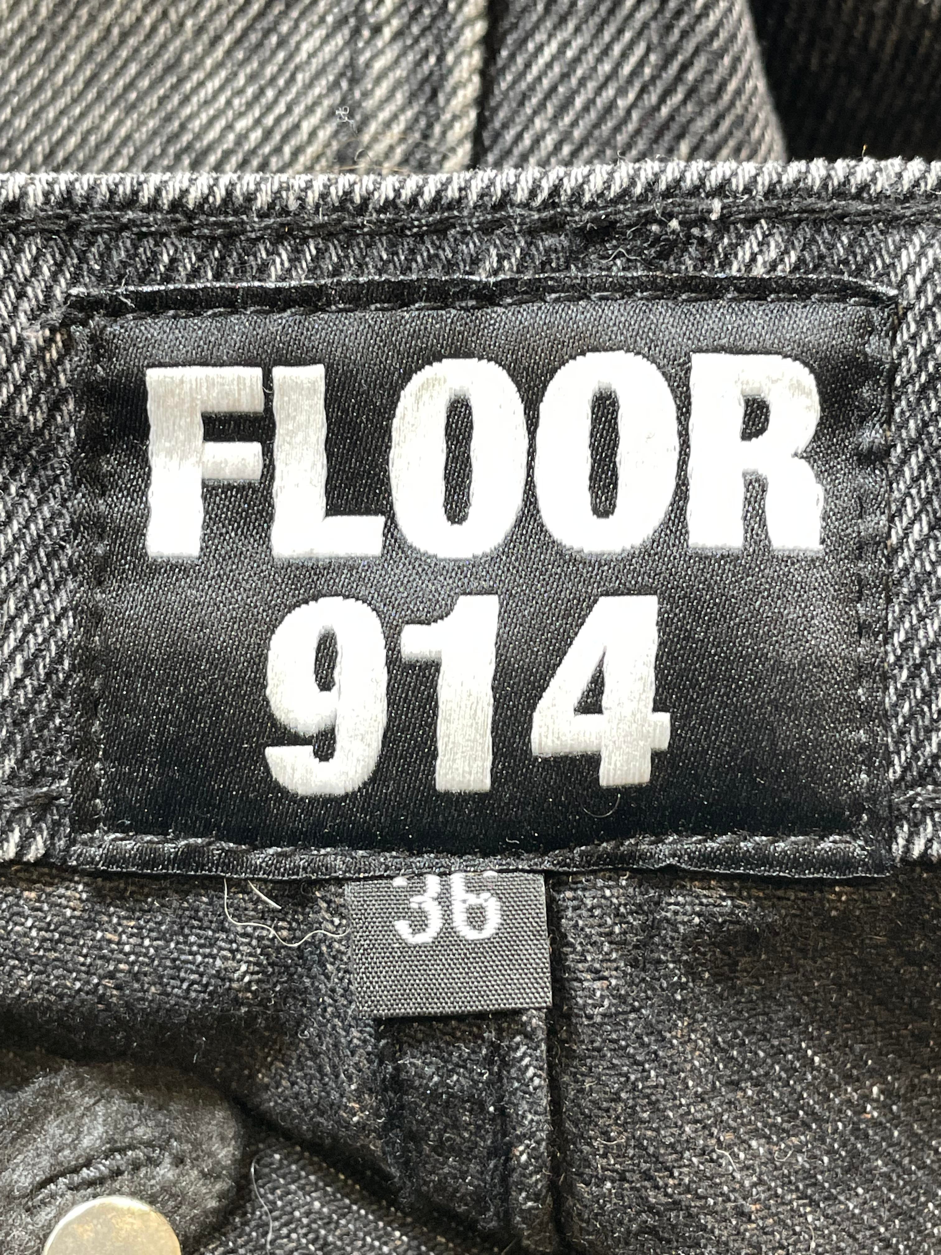 Floor914 Logo Black Shorts