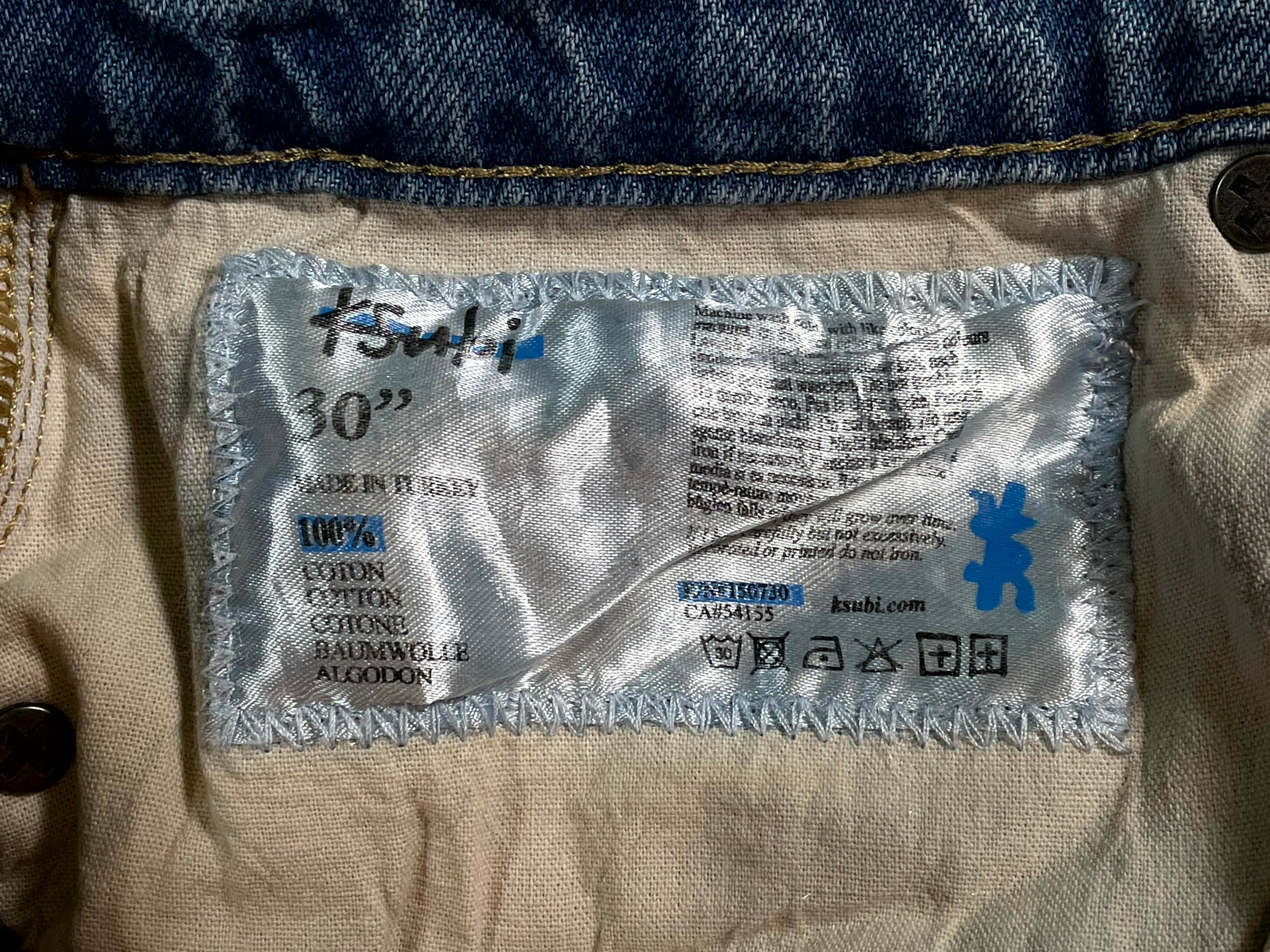 Ksubi Thrashed Light Wash Jeans