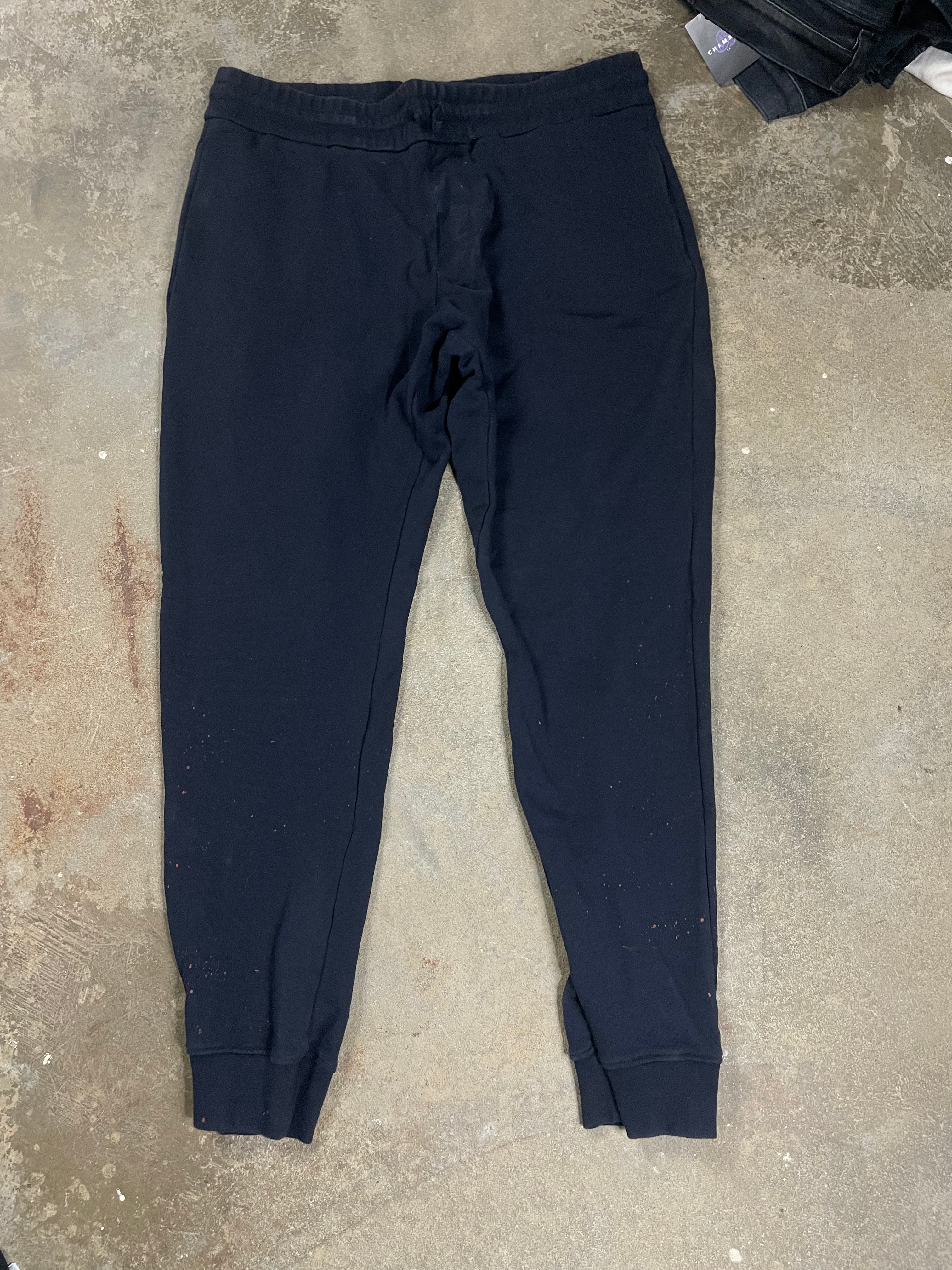 Versace Sweats Navy Gold Pocket Logo Used 4XL (Fits XL)