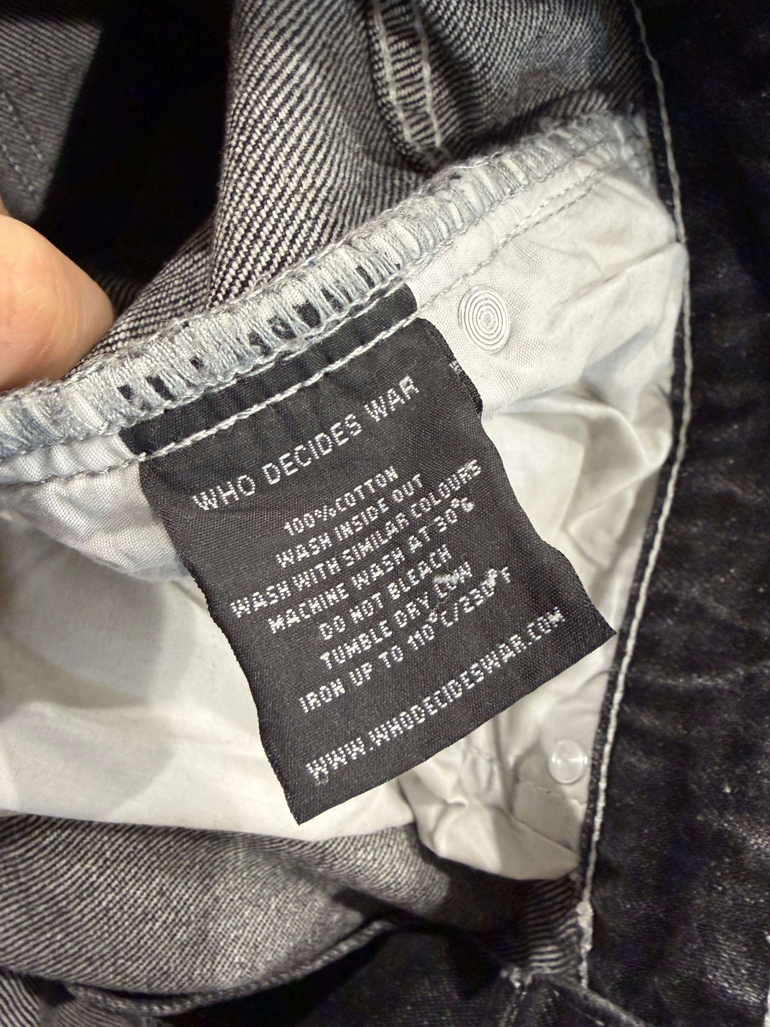 Who Decides War Sunflower Black Wash Jeans