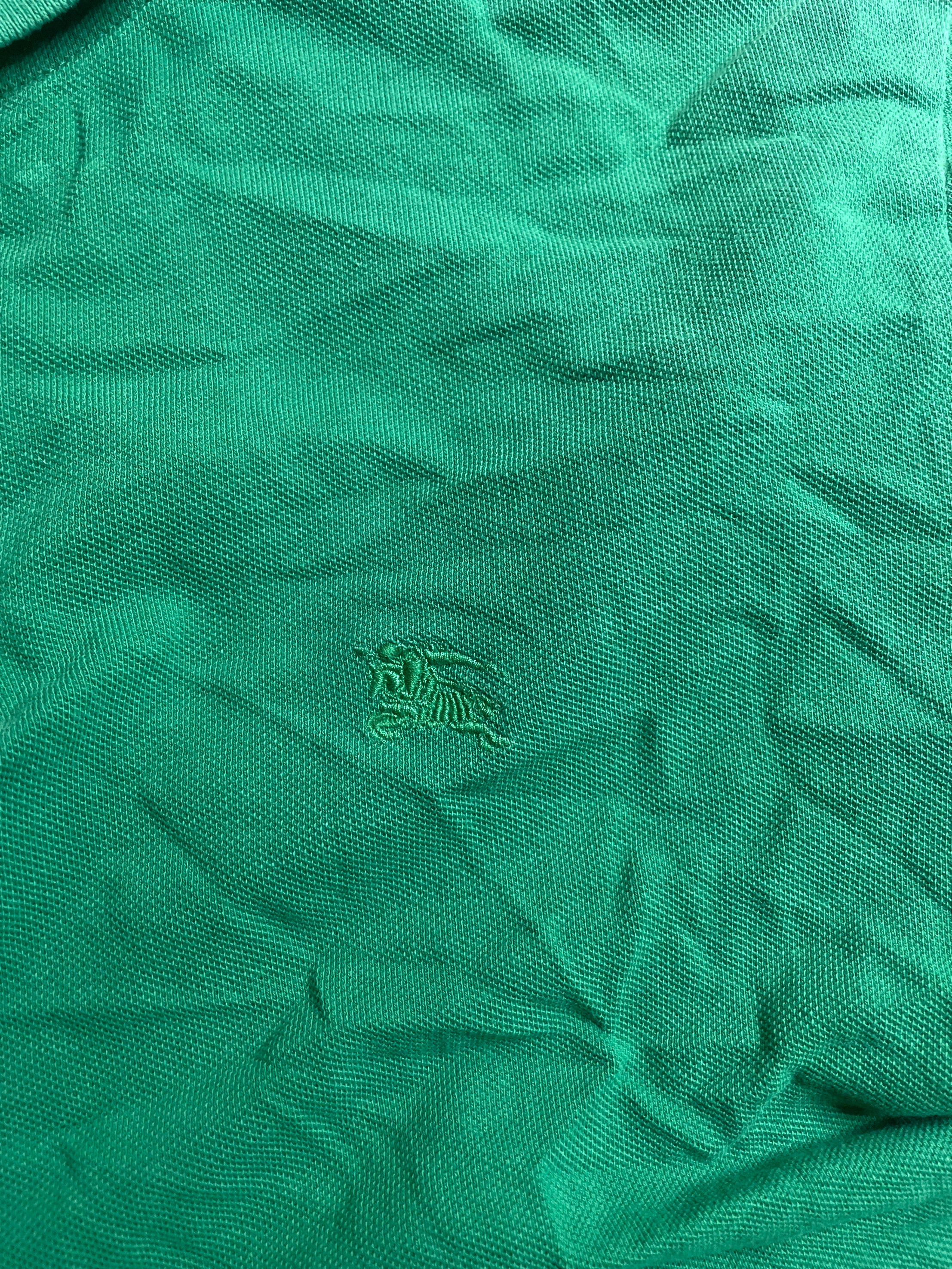 Burberry Green Polo