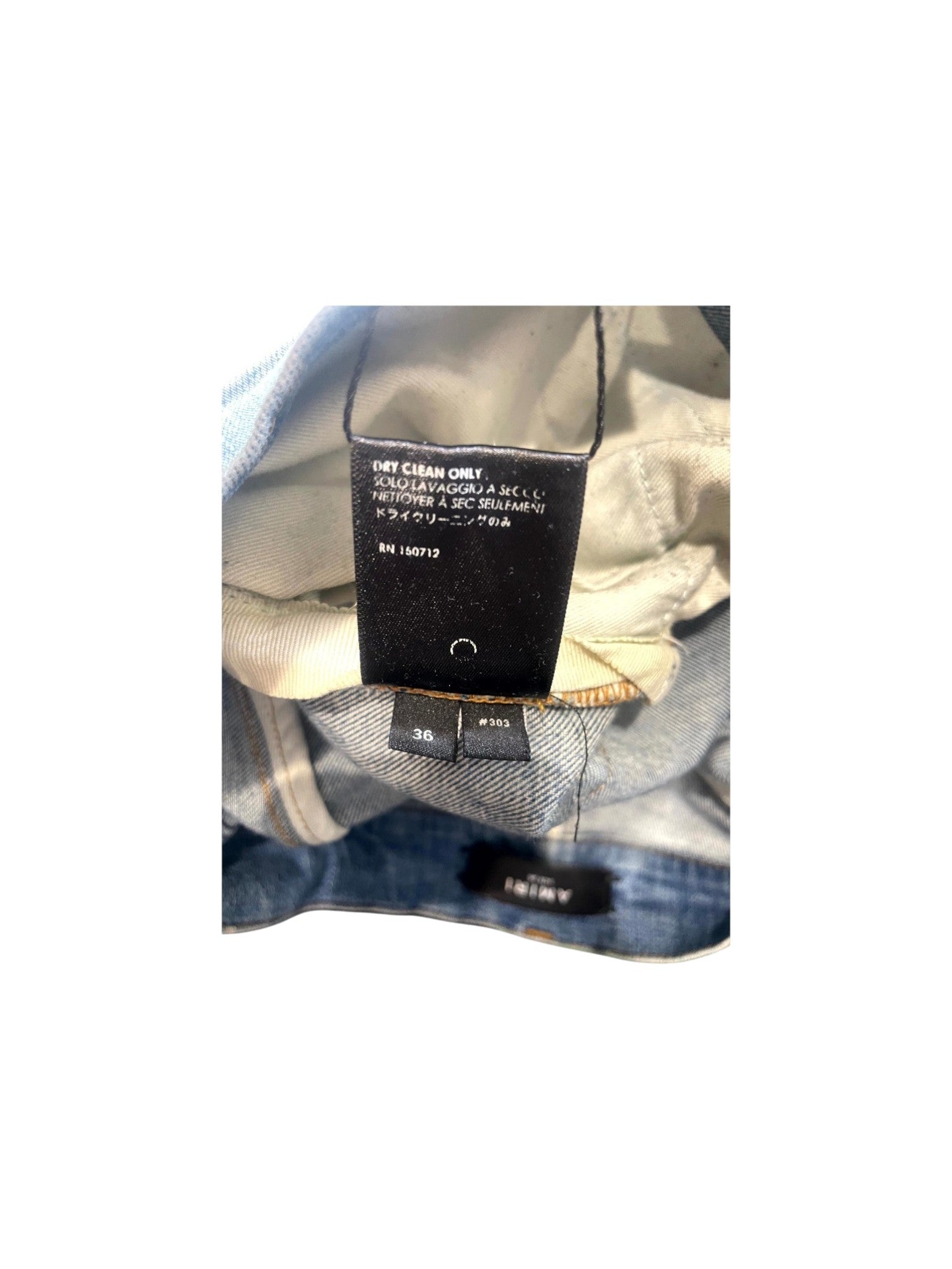 Amiri "MX1 Wool Patch" Navy, Black Wash & White Jeans