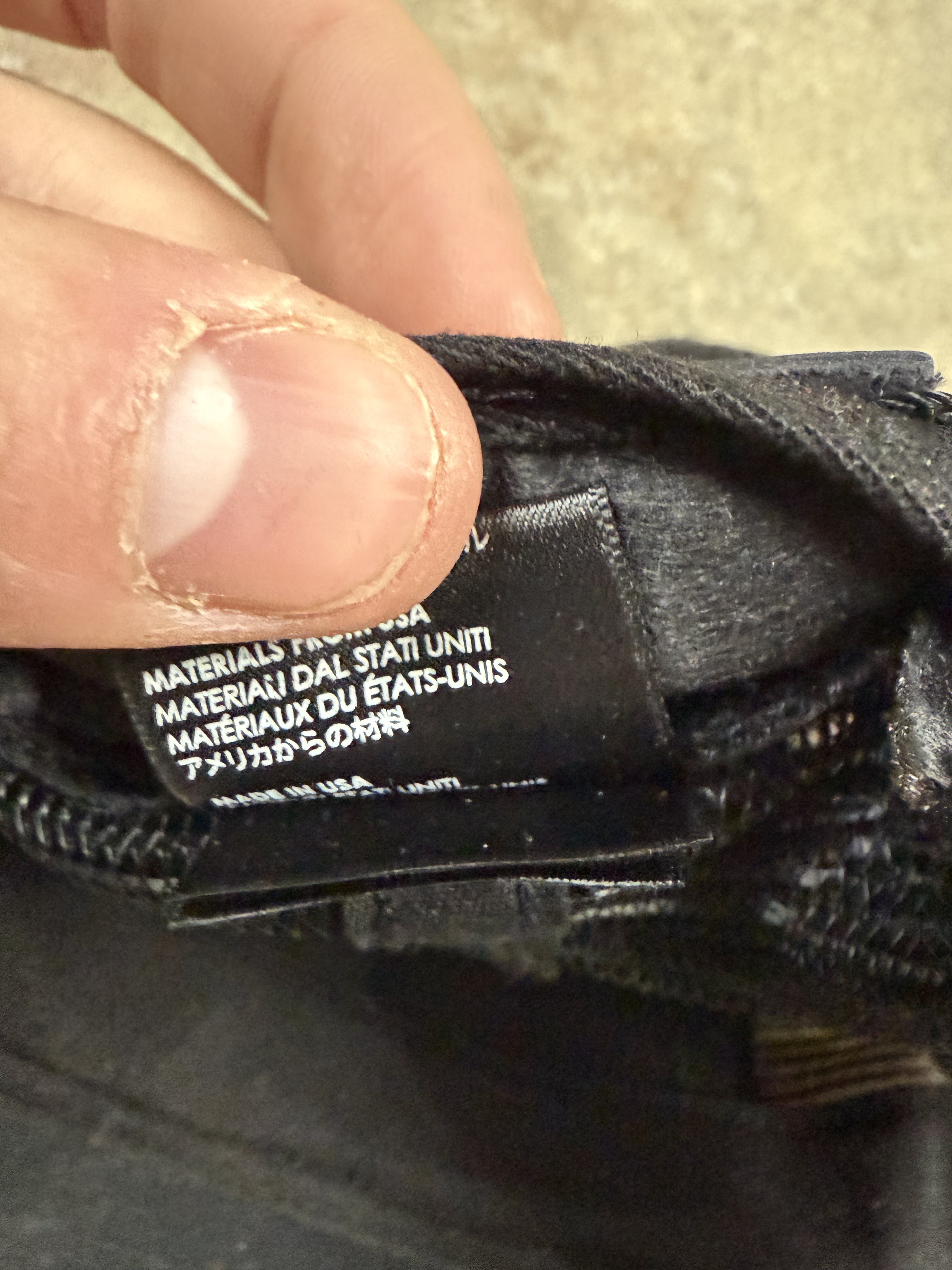 Amiri Core Logo Trucker Black Pink Used OS