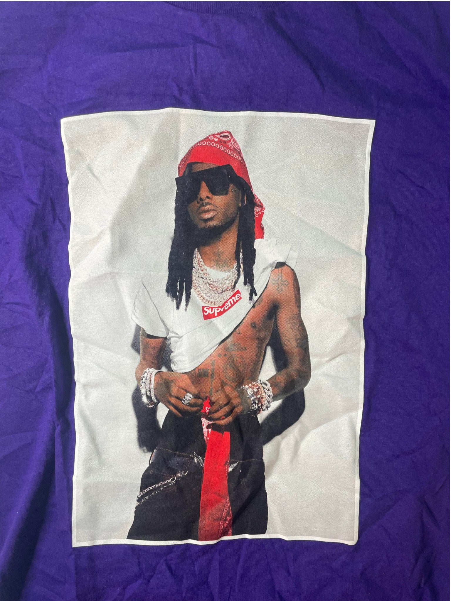 Supreme 'Playboi Carti' Purple Tee