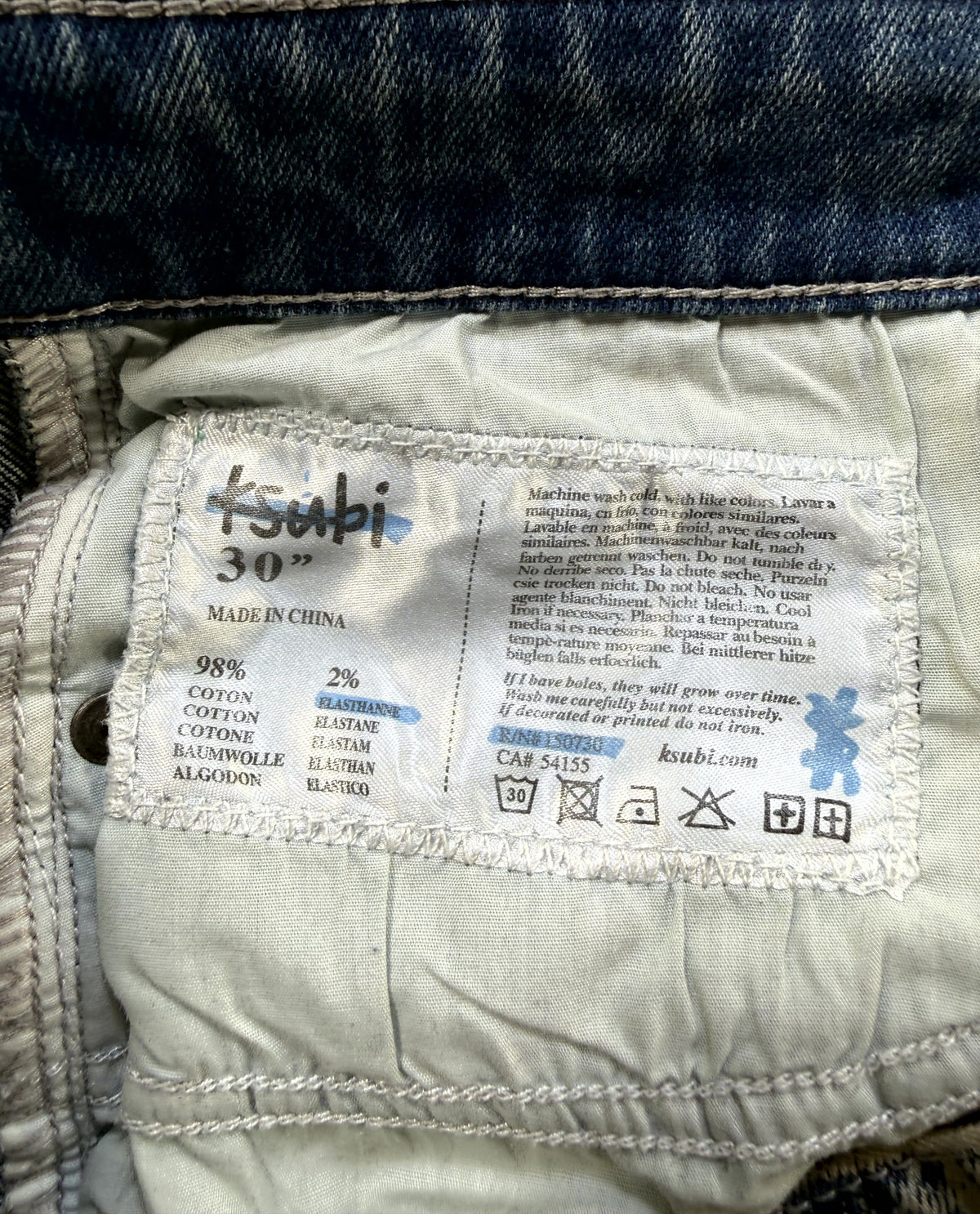Ksubi Light Wash Jeans