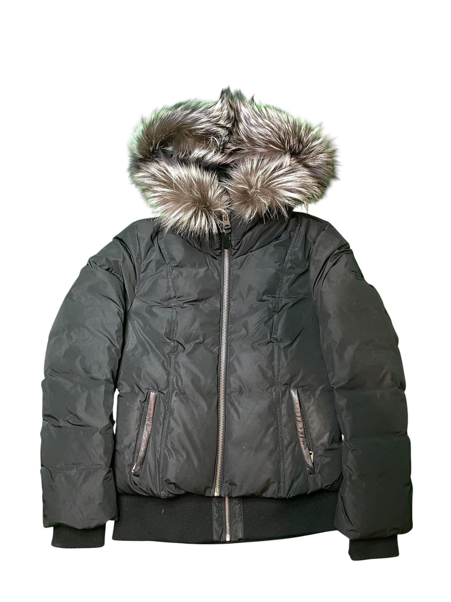 Mackage Black & Grey Fur Parka Jacket