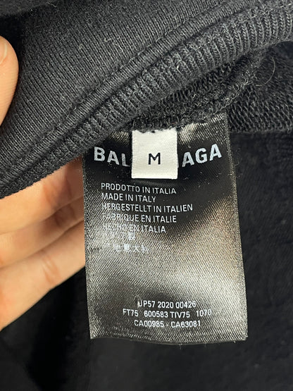 Balenciaga Crew Black Hoodie
