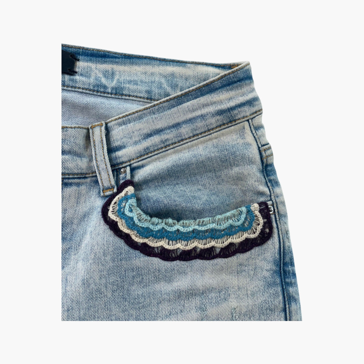 Amiri Grateful Dead Patchwork Stone Wash Jeans