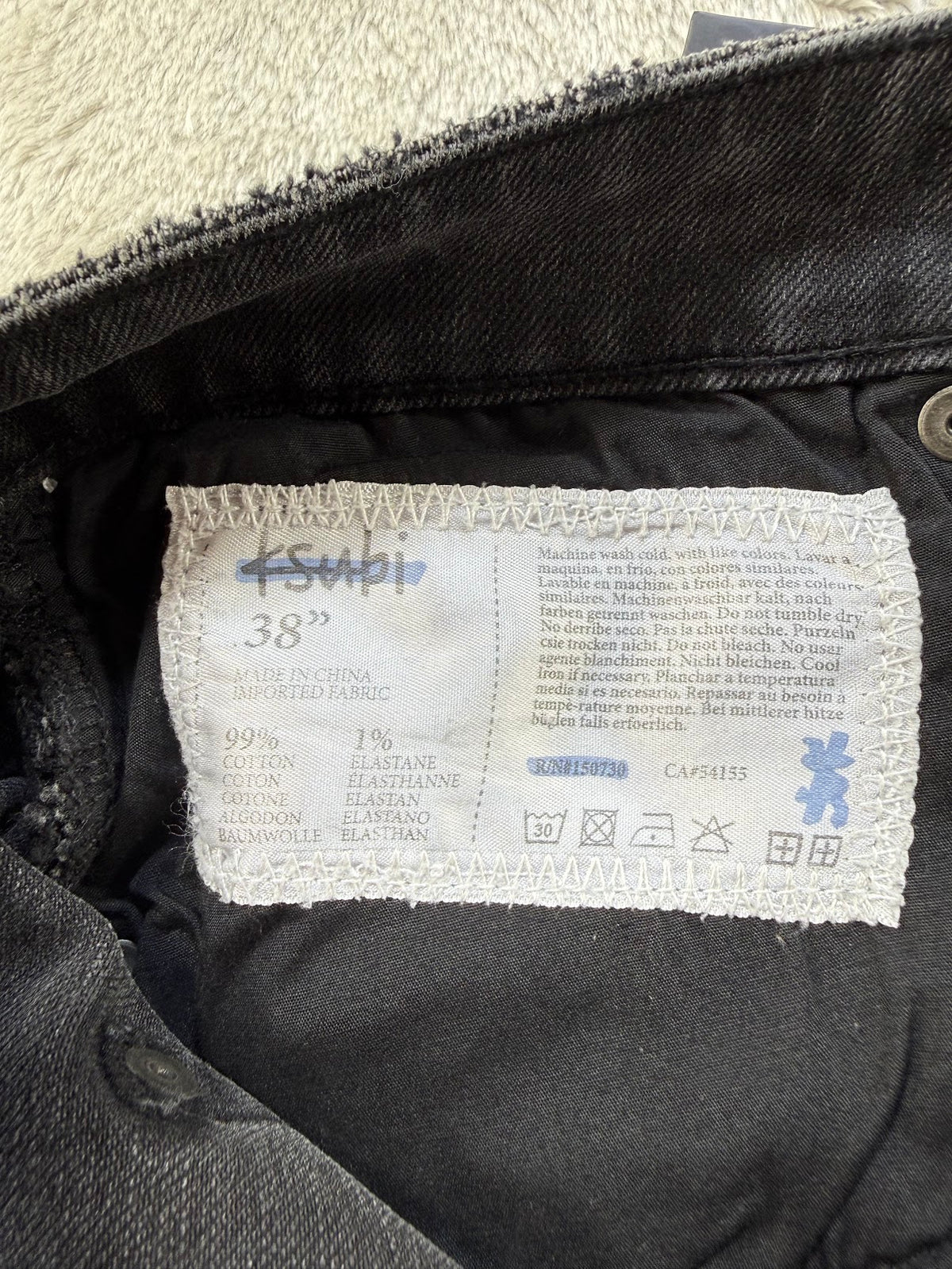 Ksubi Rose Black Wash Jeans