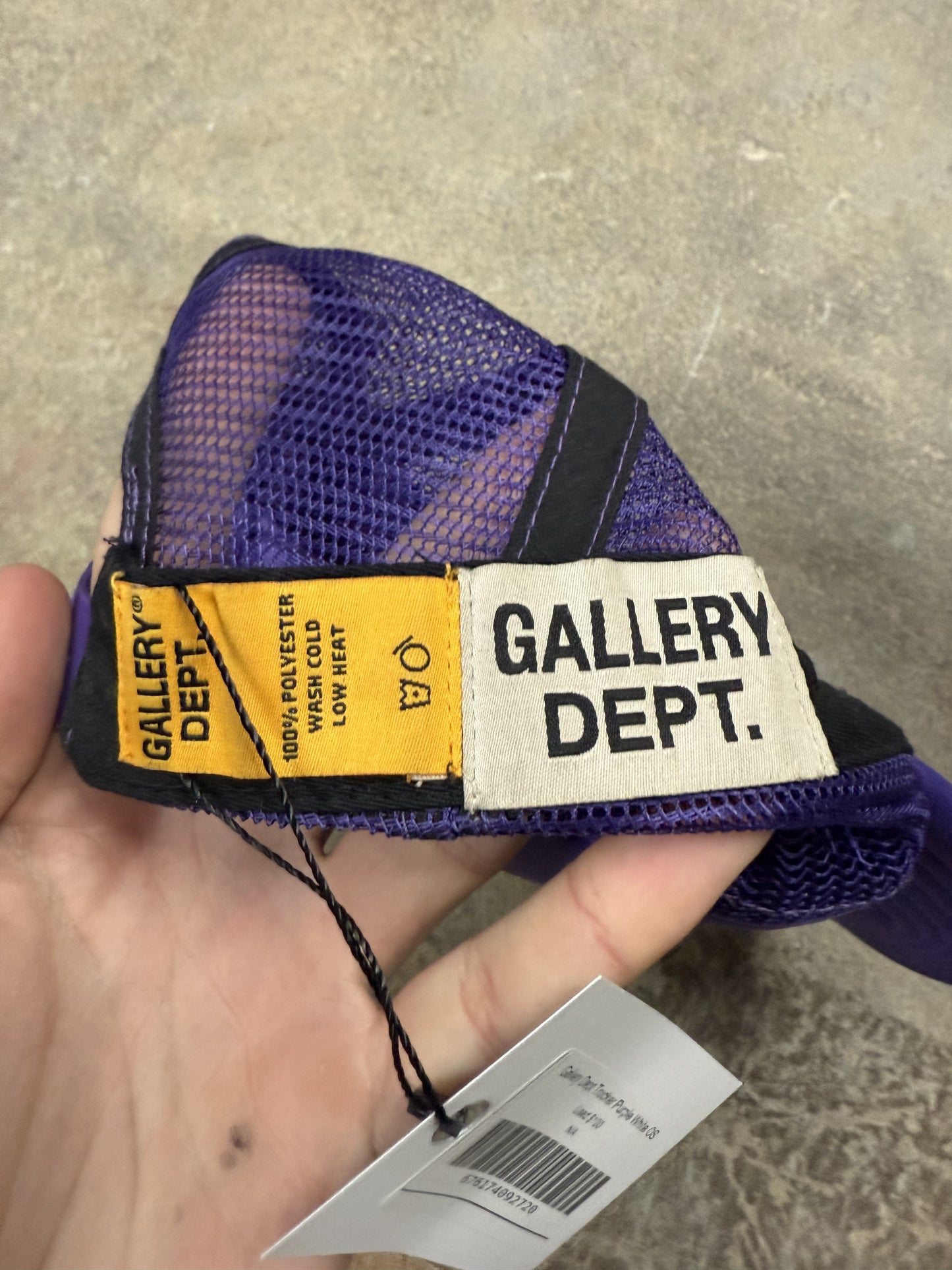 Gallery Dept Trucker Purple White Used OS