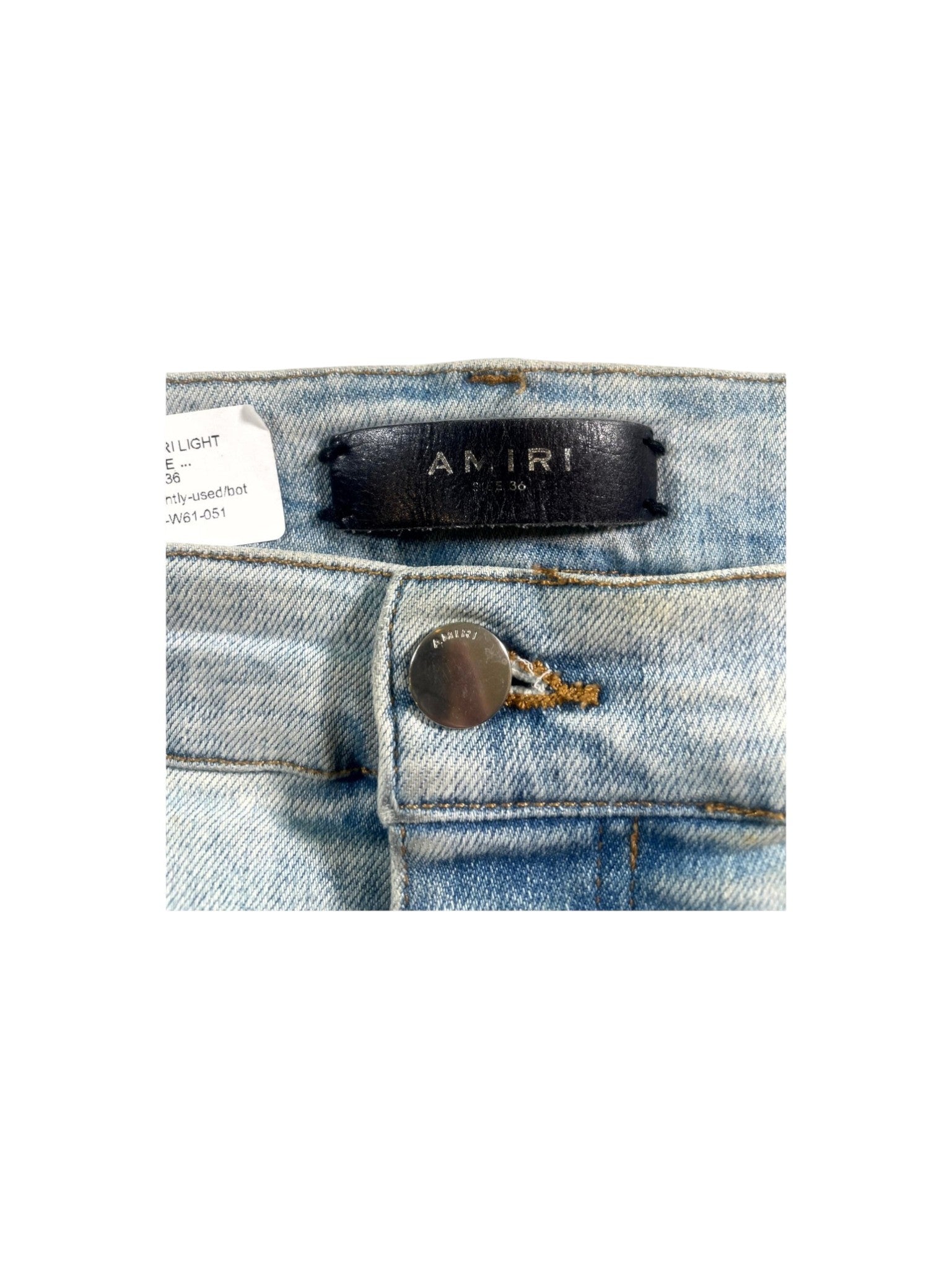 Amiri "MX1 Patch" Stone Wash & Multicolor Jeans