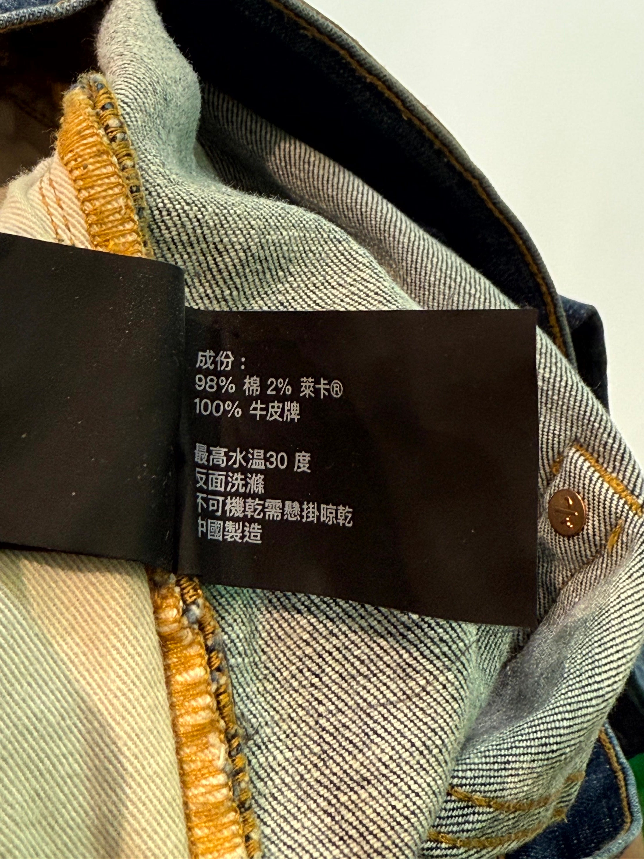 Purple Brand Paint Splatter Jeans