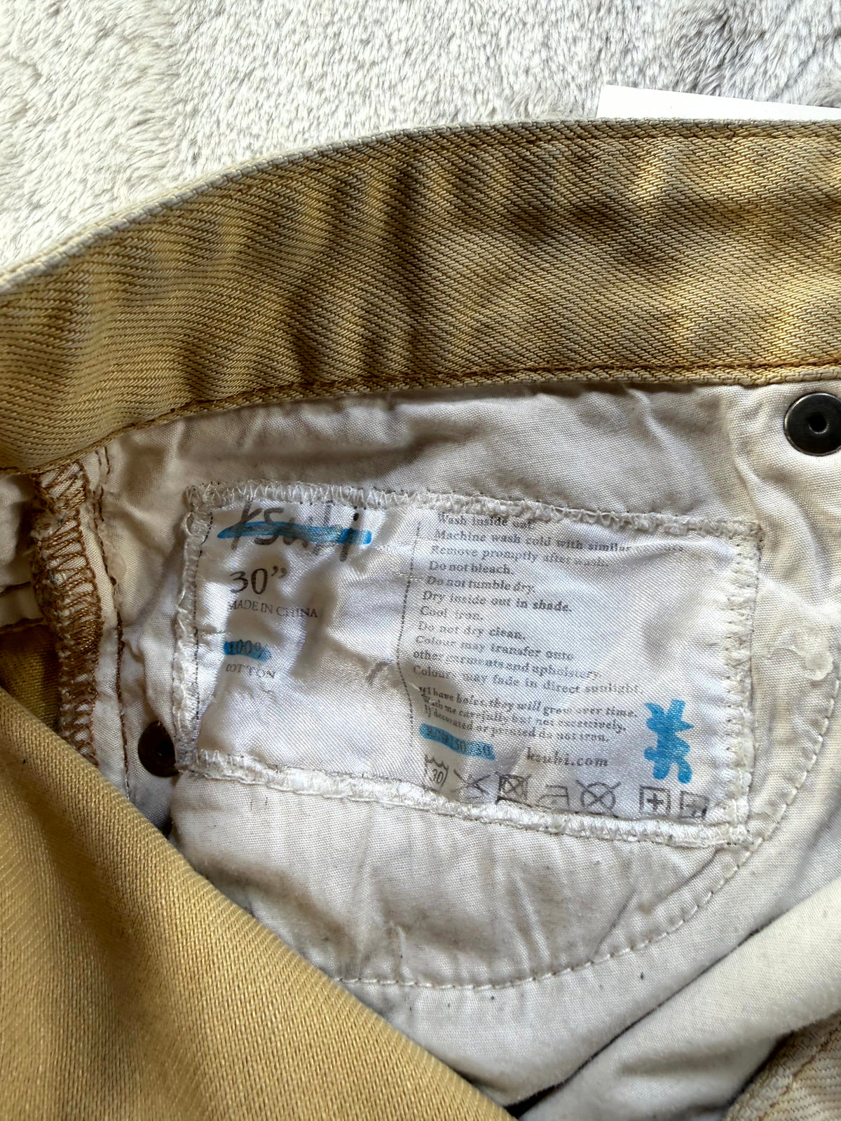 Ksubi Khaki Plain Jeans