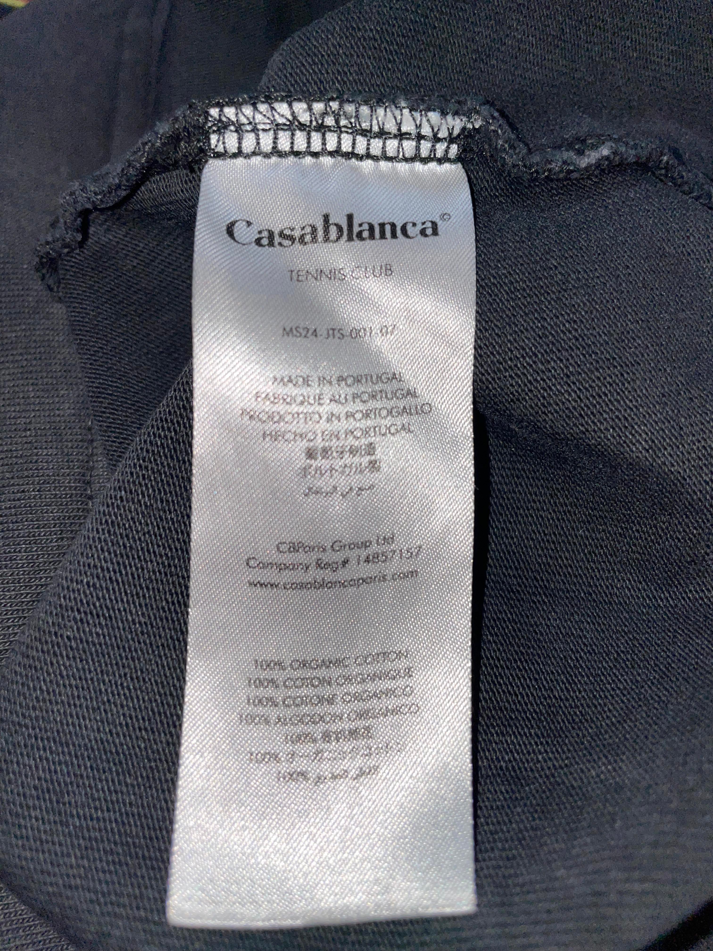 Casablanca Casa Way Black Wash Tee