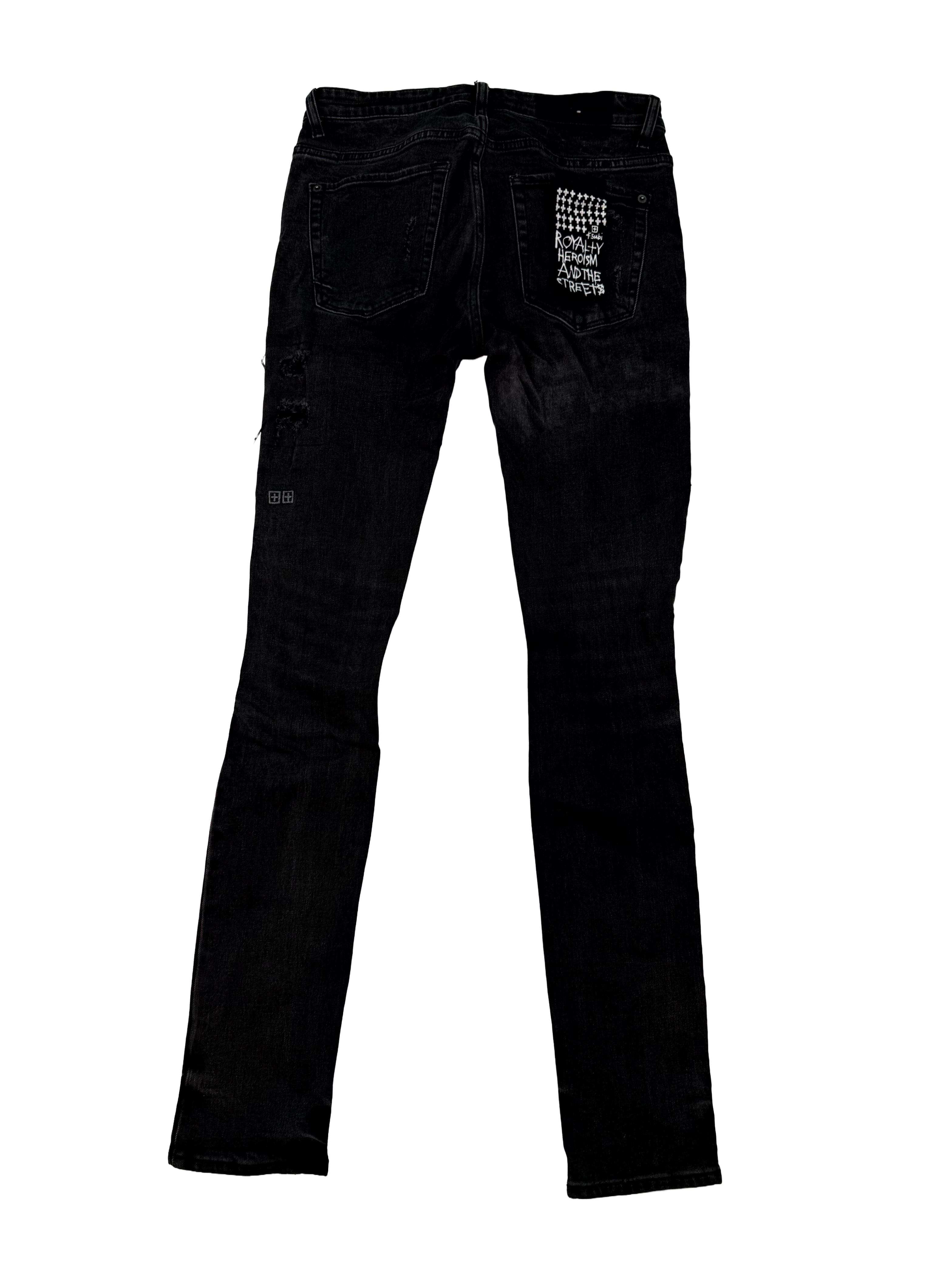 Ksubi Ripped Black Jeans