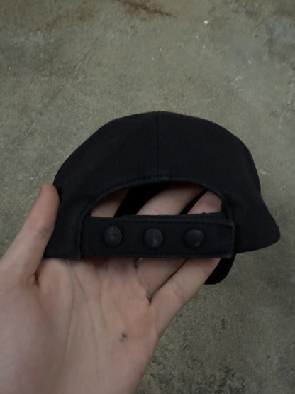 Burberry TB Logo Hat Black White Used Large