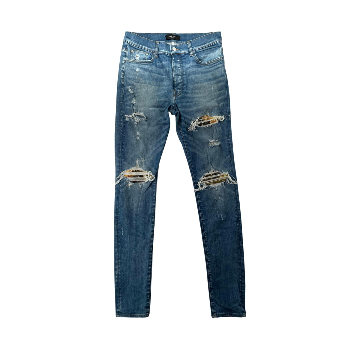 Amiri "MX1" Aloha Light Wash Jeans