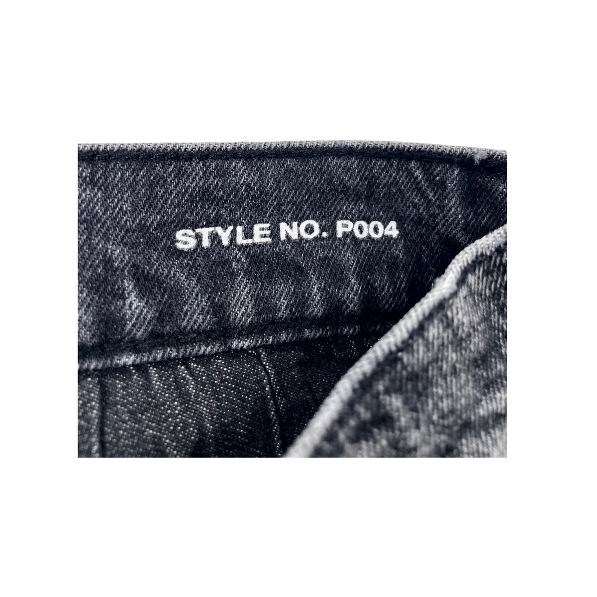 Purple Studded Side Logo Black Wash Jeans