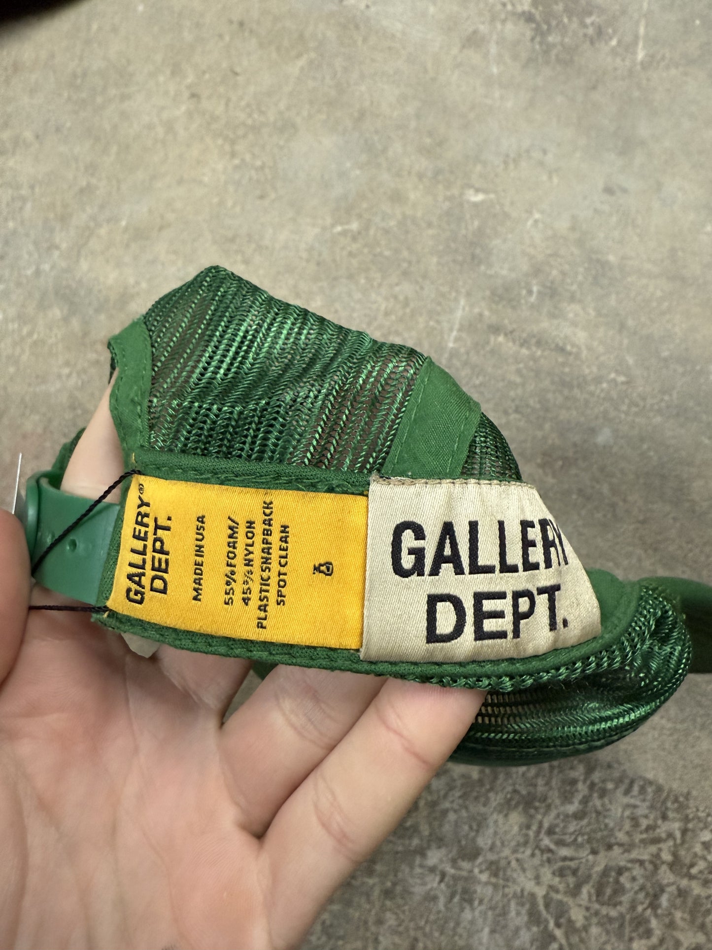 Gallery Dept Trucker Green Yellow Used OS