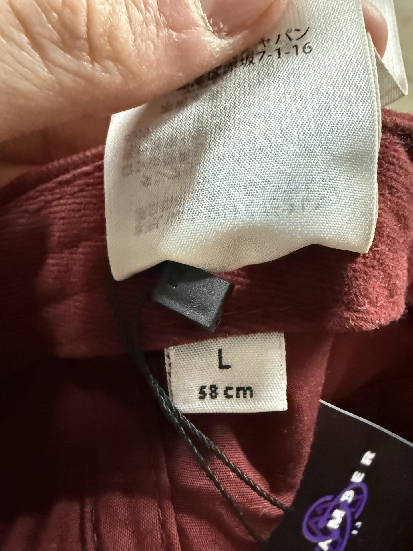 Balenciaga Dad Hat Maroon Black Used OS