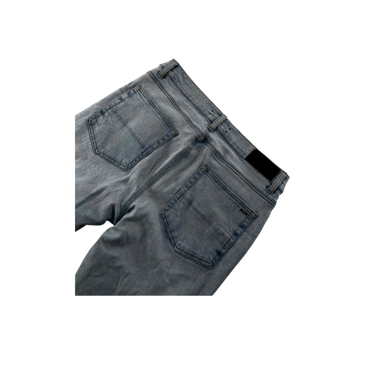 Amiri "MX1" Patch Light Wash & Multi Color Jeans