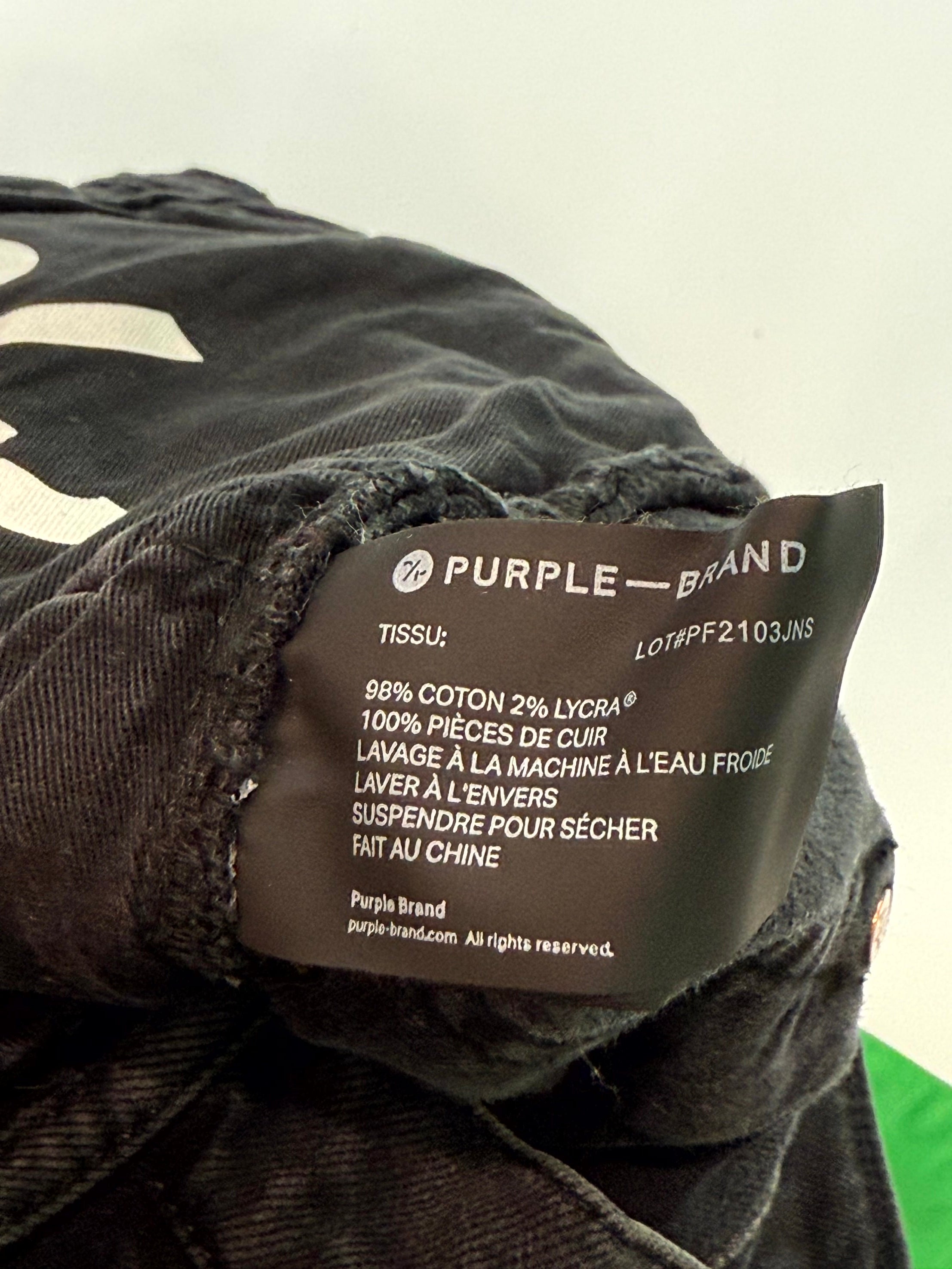 Purple Brand Black Jeans