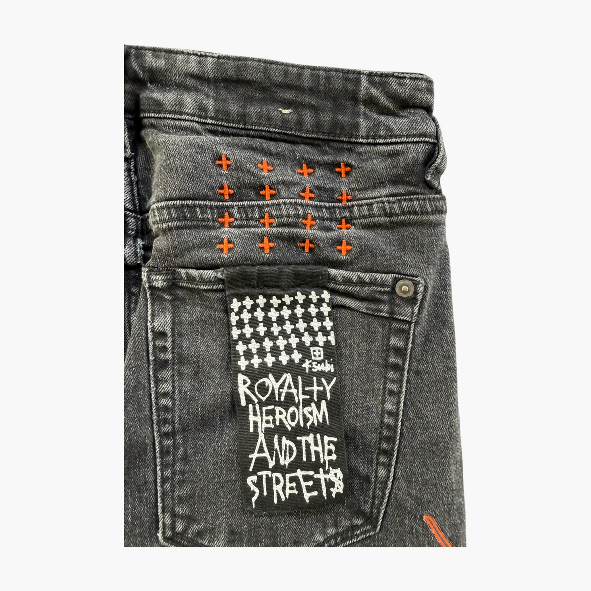 Ksubi Red Bird Black Wash Jeans
