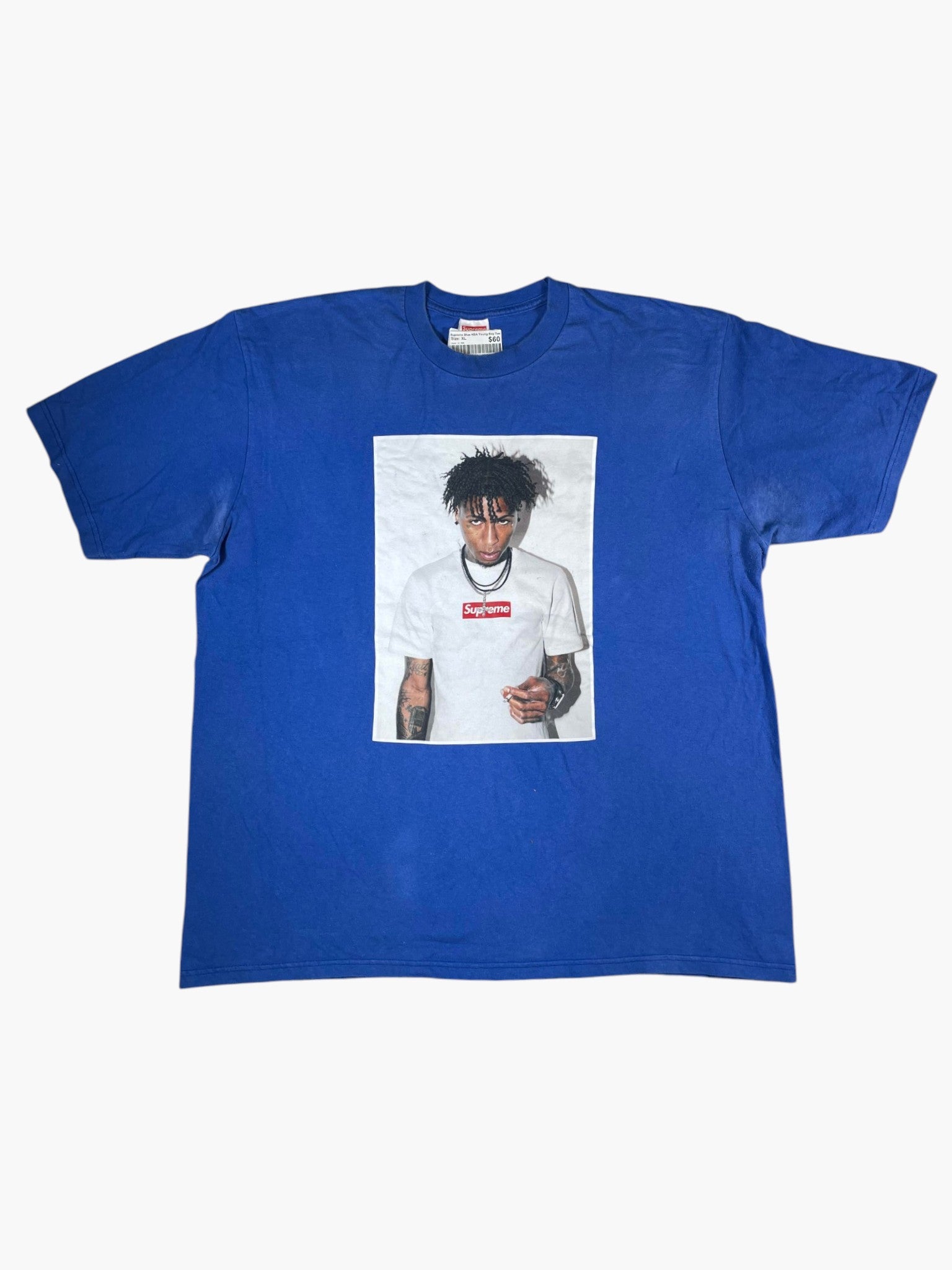 Supreme NBA Young Boy Blue Tee