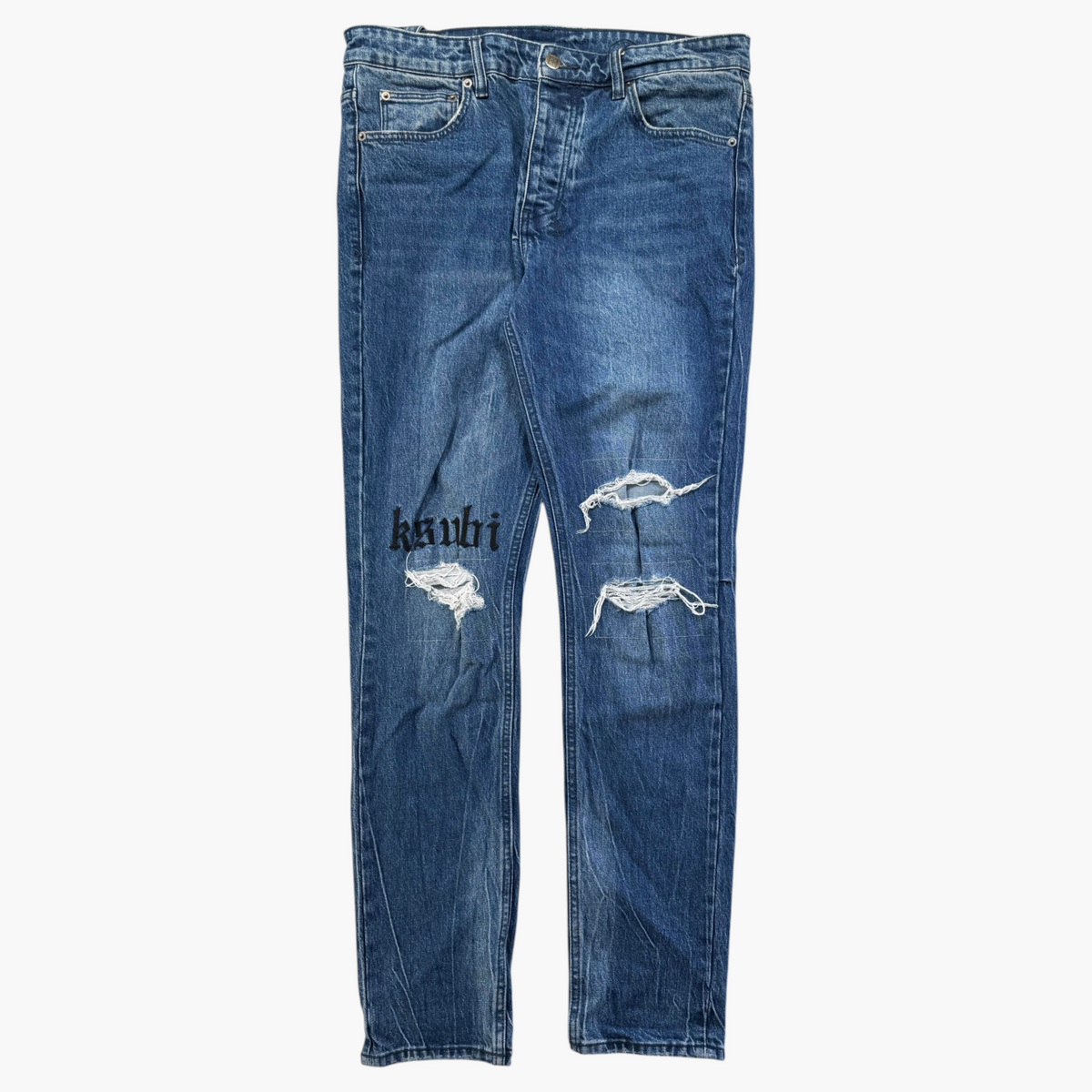 Ksubi Old English Dark Wash Jeans