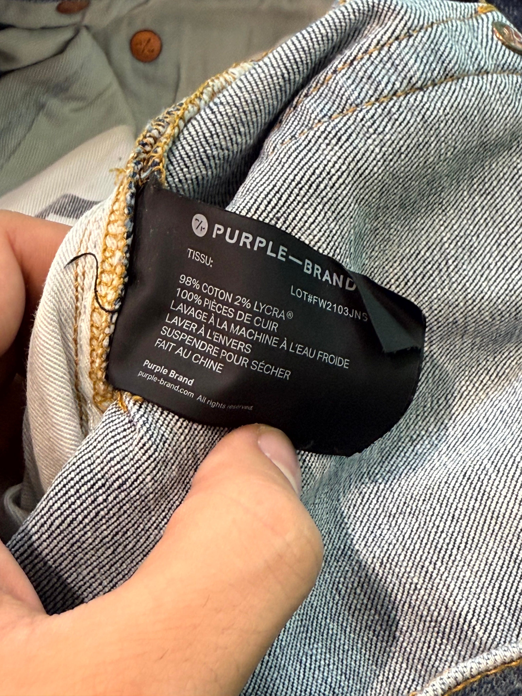 Purple Navy Jeans