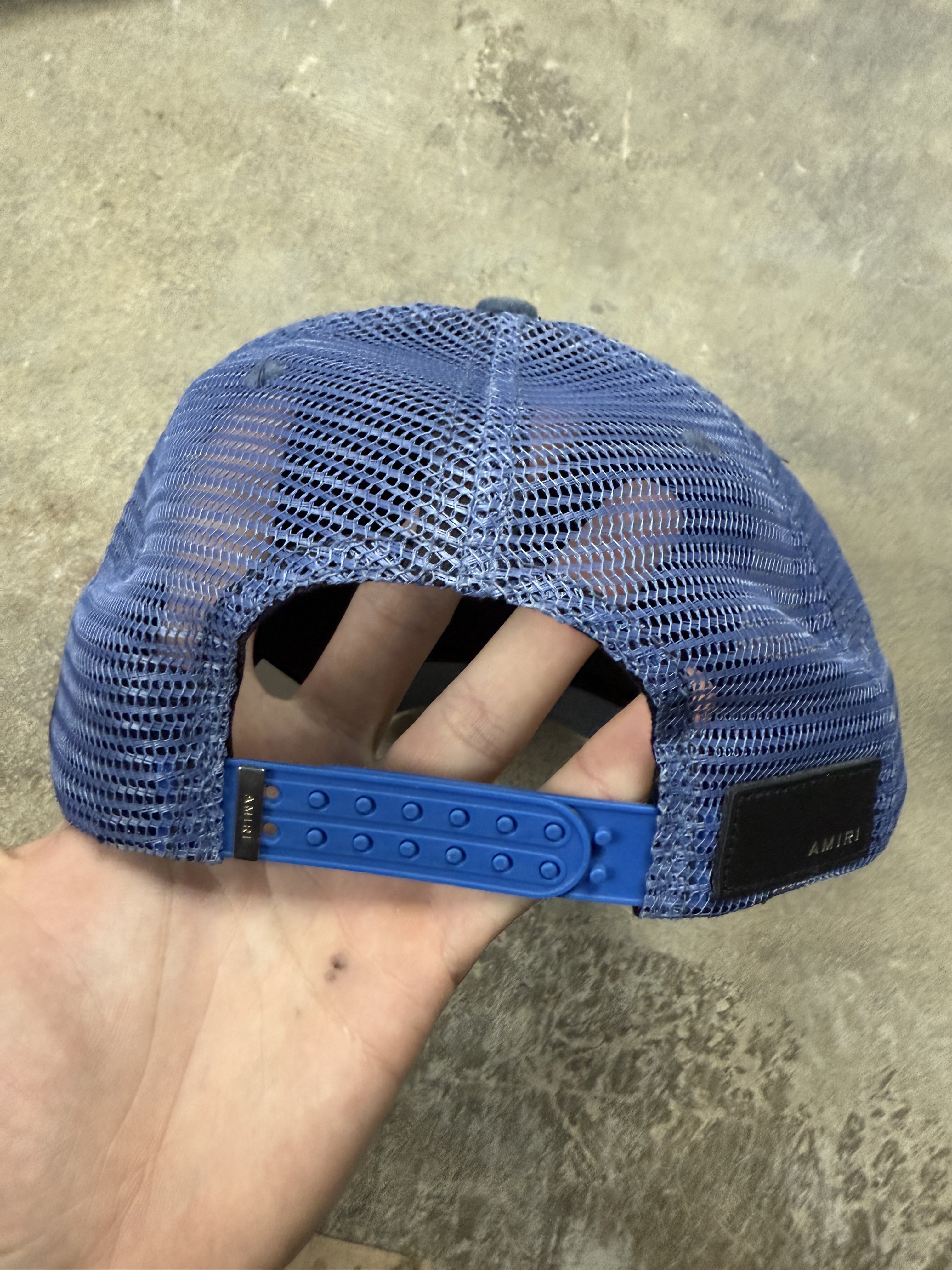 Amiri Trucker MA Logo Baby Blue Used OS
