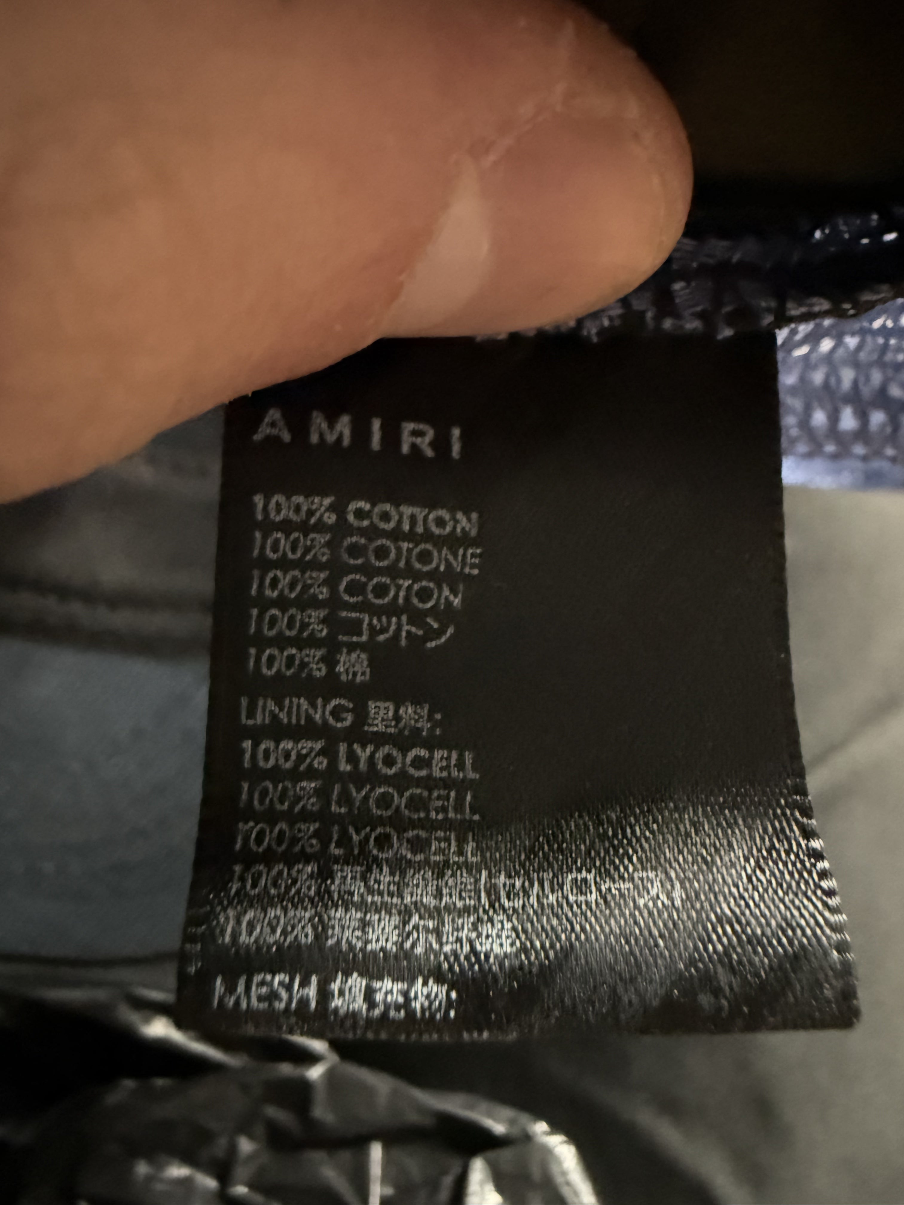 Amiri Trucker MA Logo Baby Blue Used OS