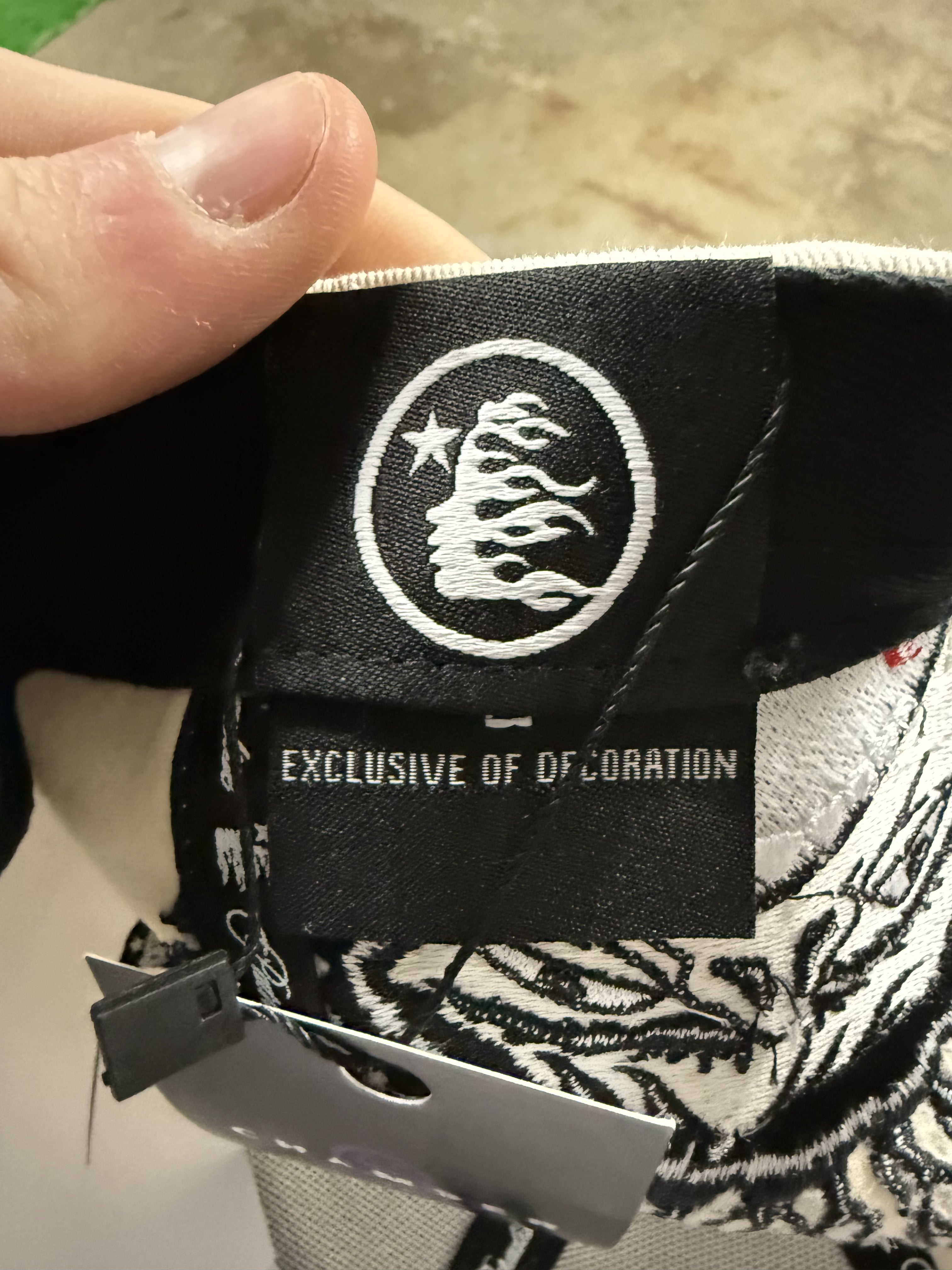 Hellstar Graffiti Snapback Blue Cream New OSFM