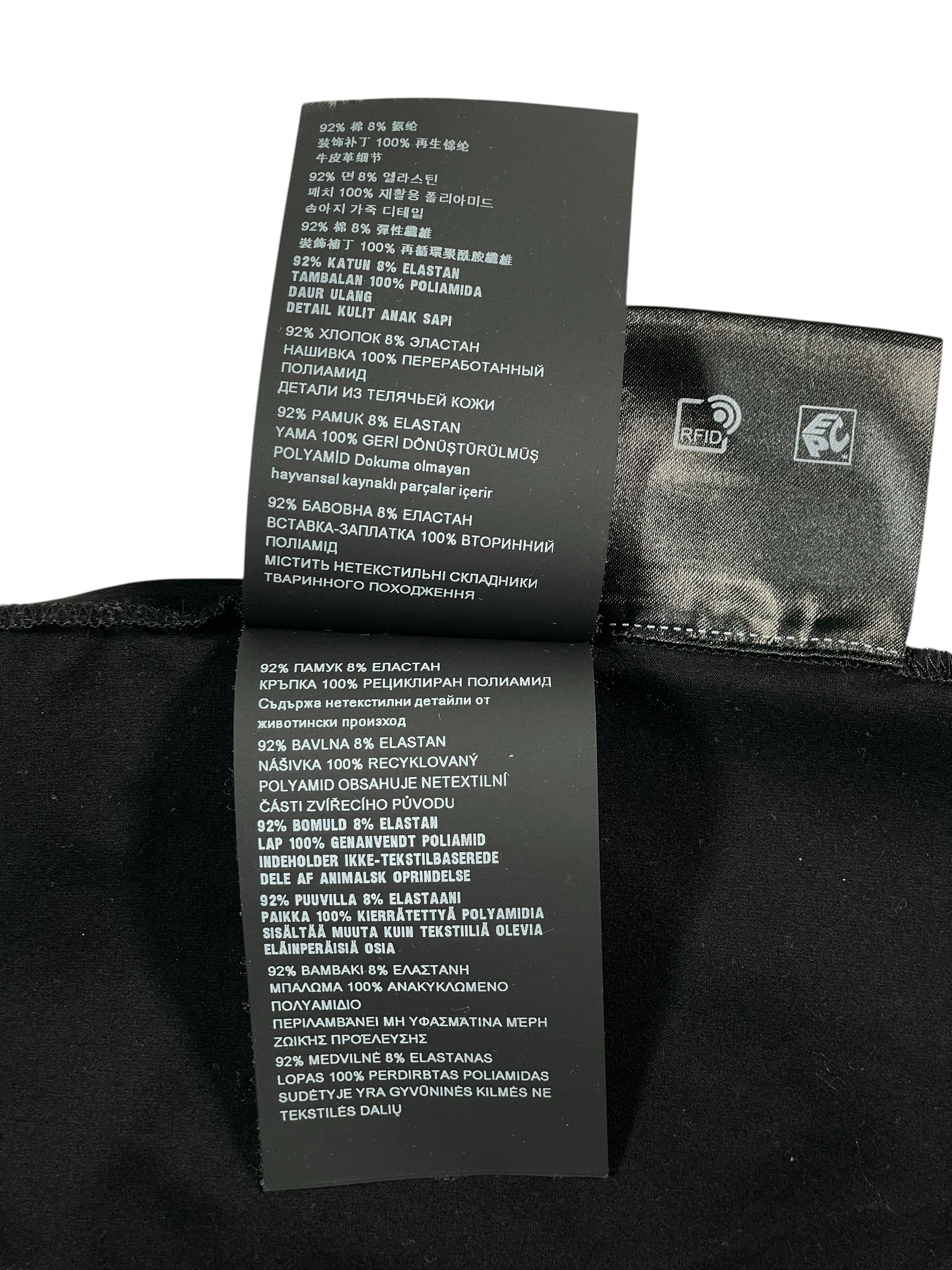 Prada Nylon Plaque Black Polo