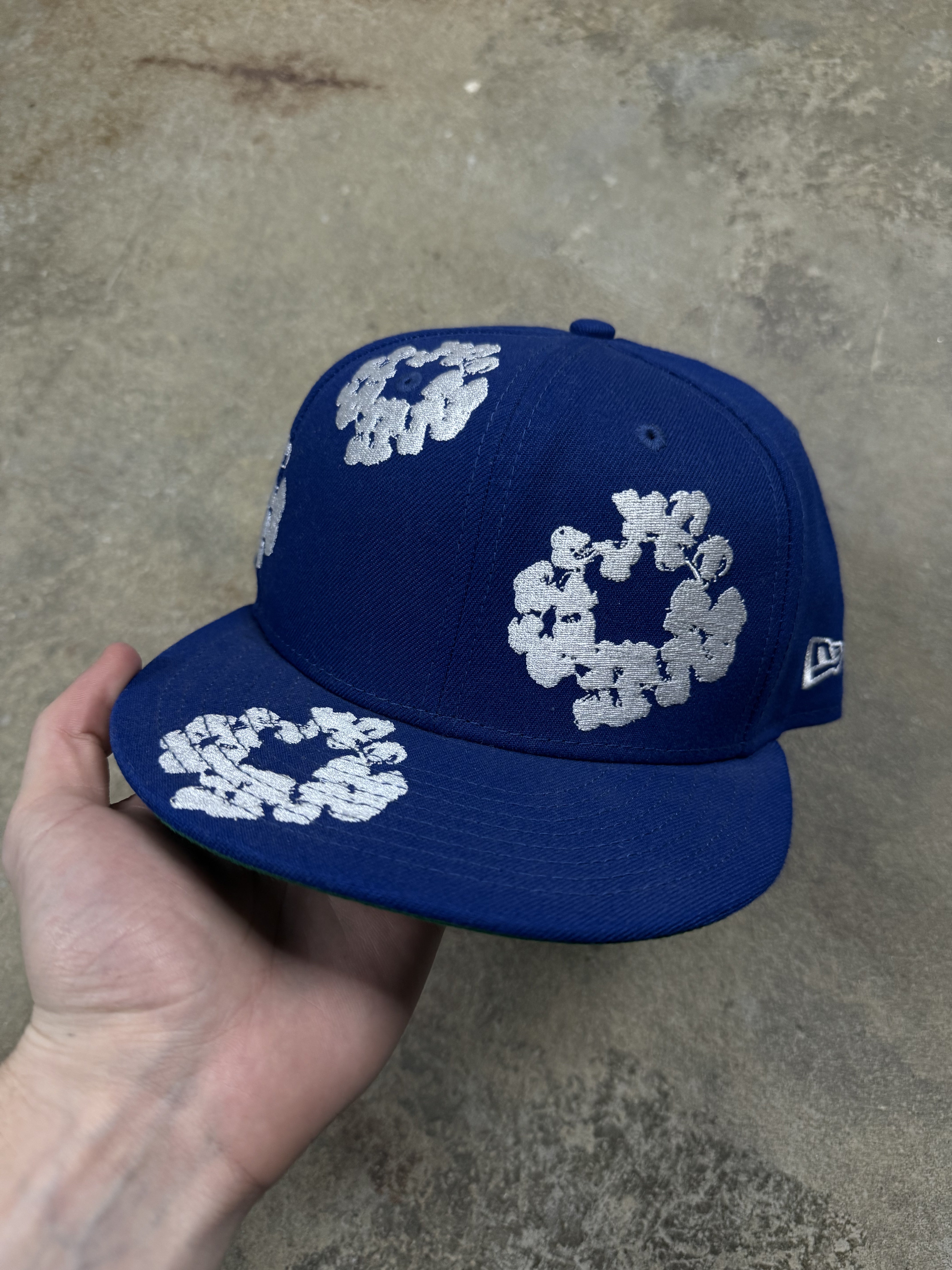 Denim Tears Fitted Royal Blue New 7 1/2