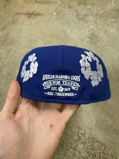 Denim Tears Fitted Royal Blue New 7 1/2
