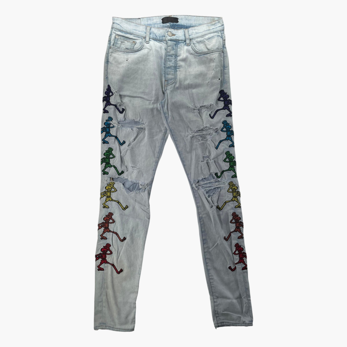 Amiri Grateful Light Wash Jeans
