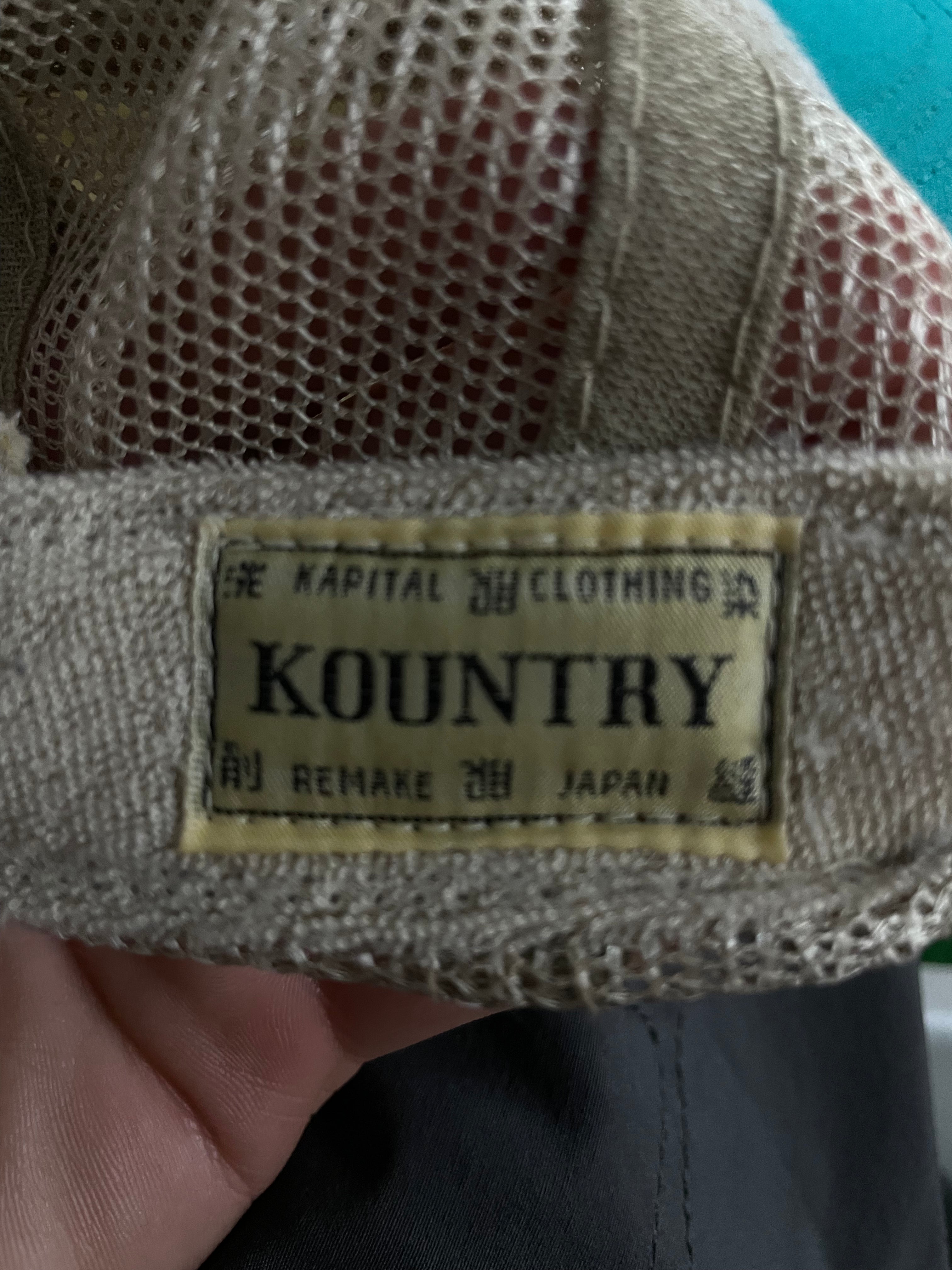Kapital Kountry Trucker Tan Teal Used OS