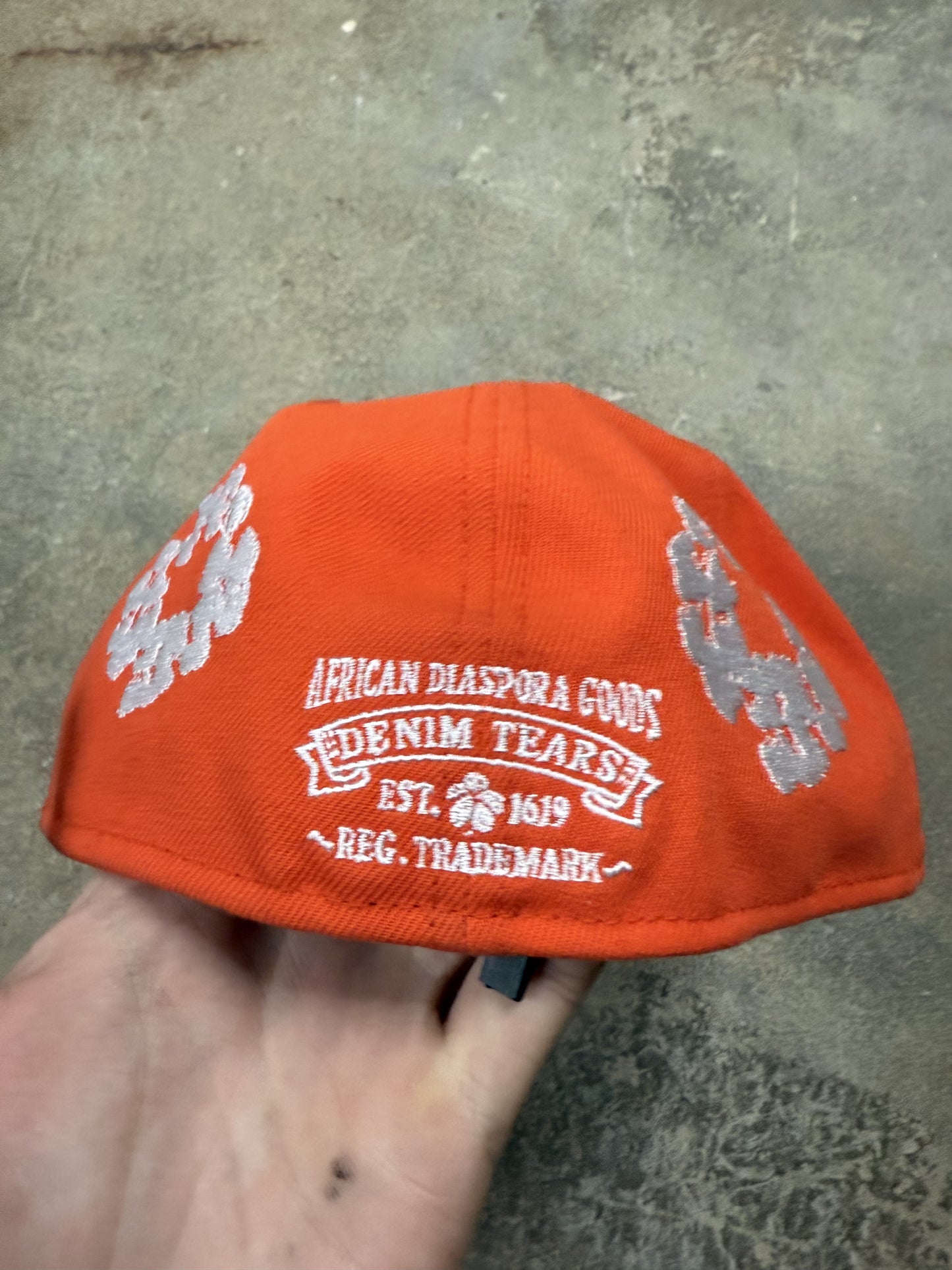 Denim Tears Orange Cap New OS