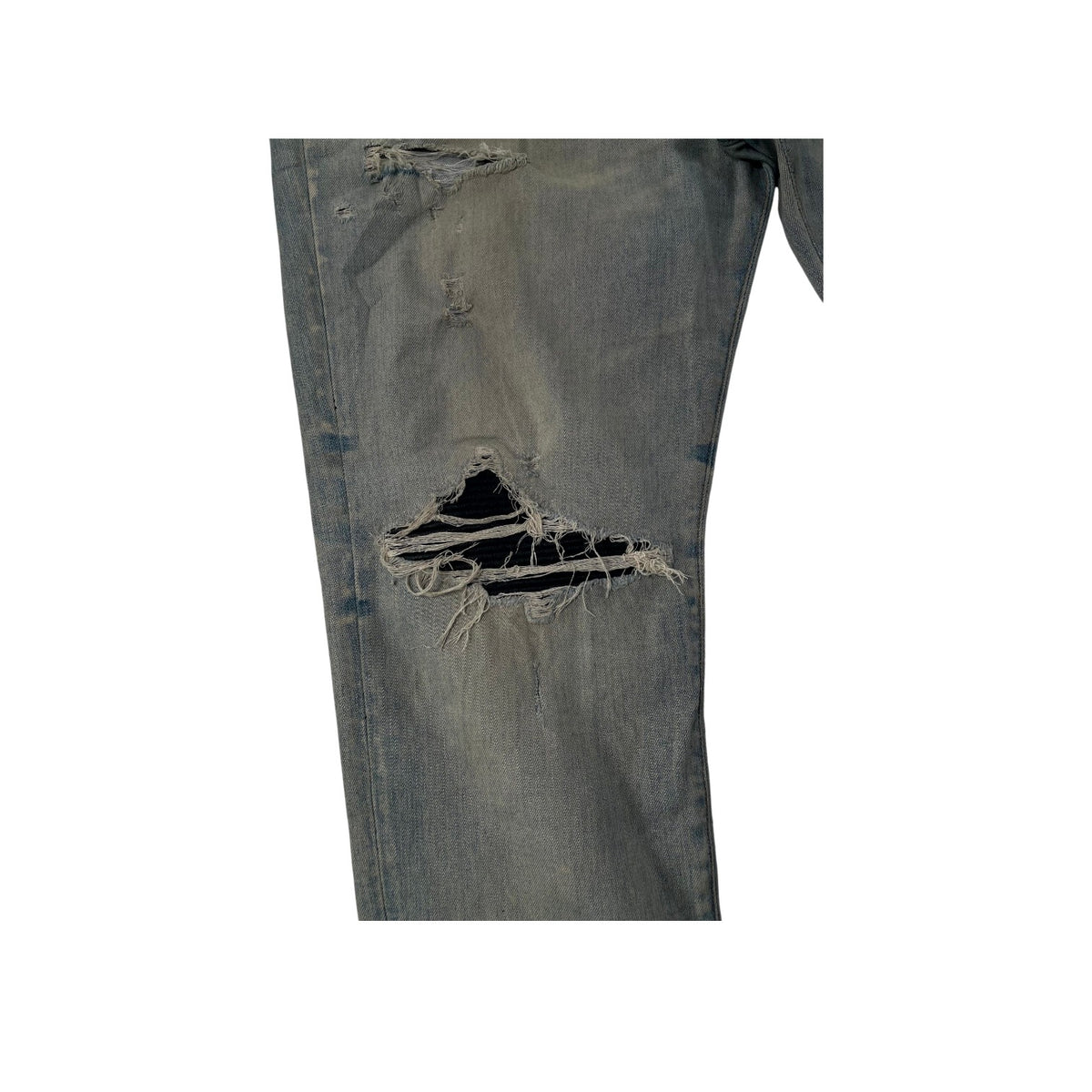 Amiri "MX1" Patch Vintage Wash & Black Jeans