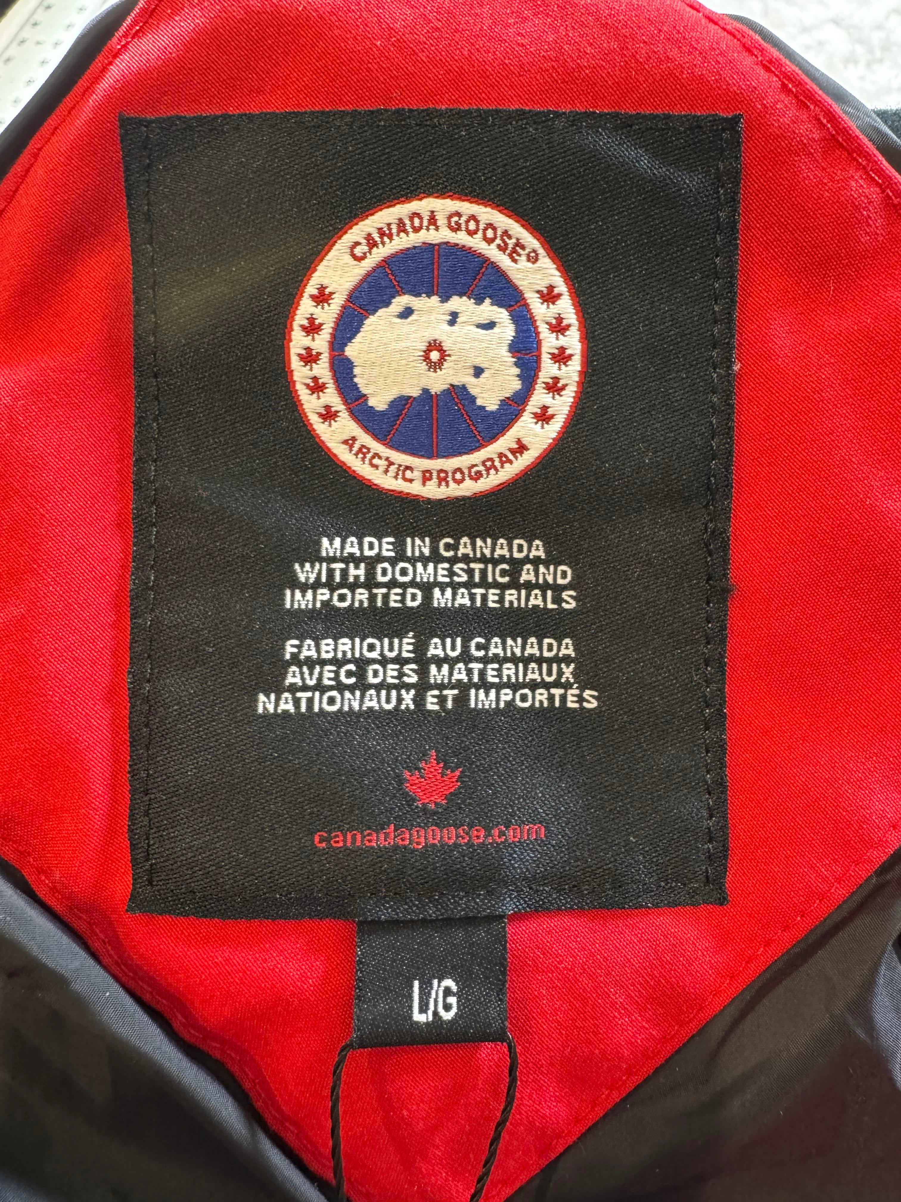 Canada Goose Red Puffer Vest
