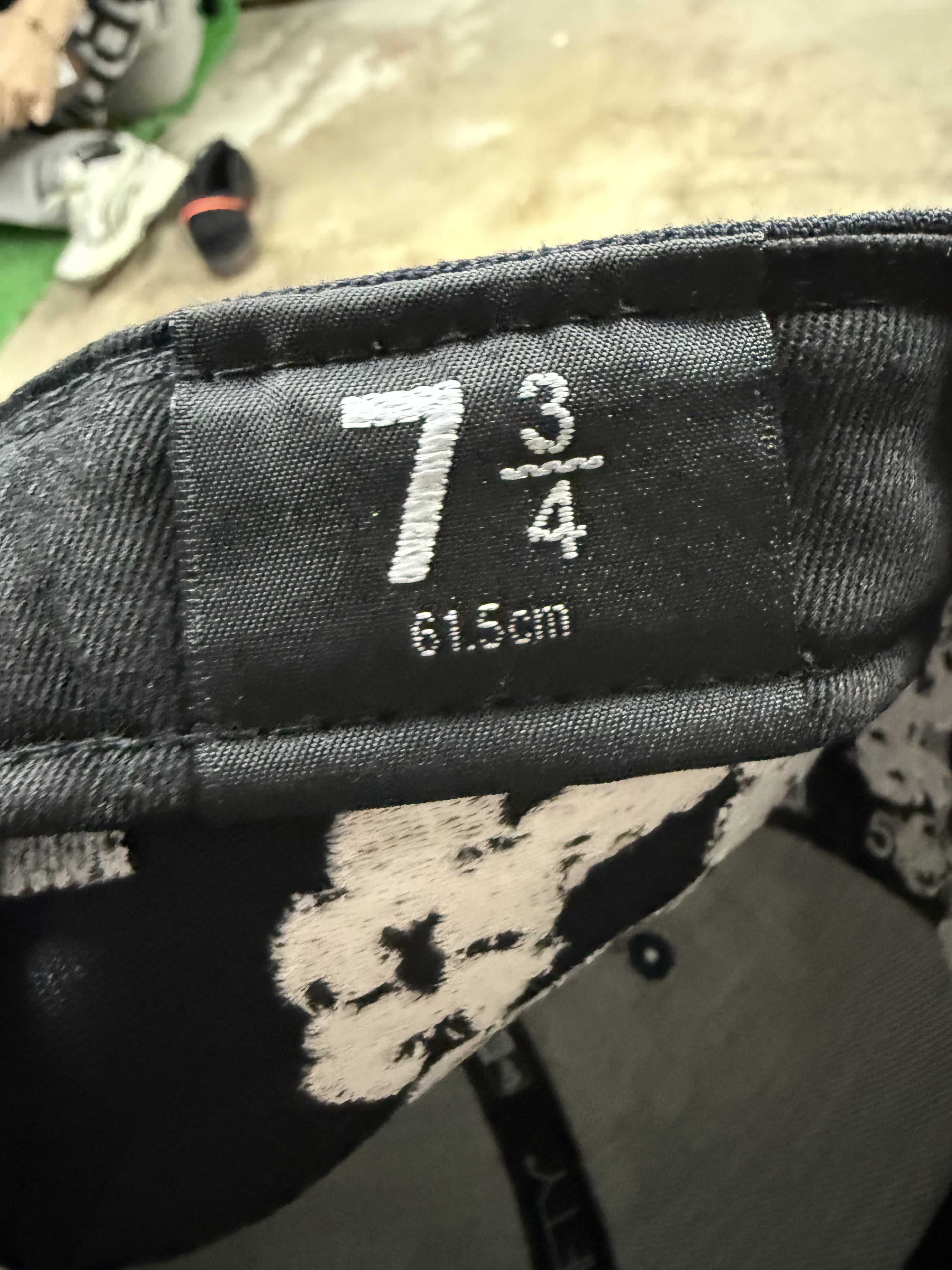 Denim Tears Fitted Navy New 7 3-4 In Plastic Cap